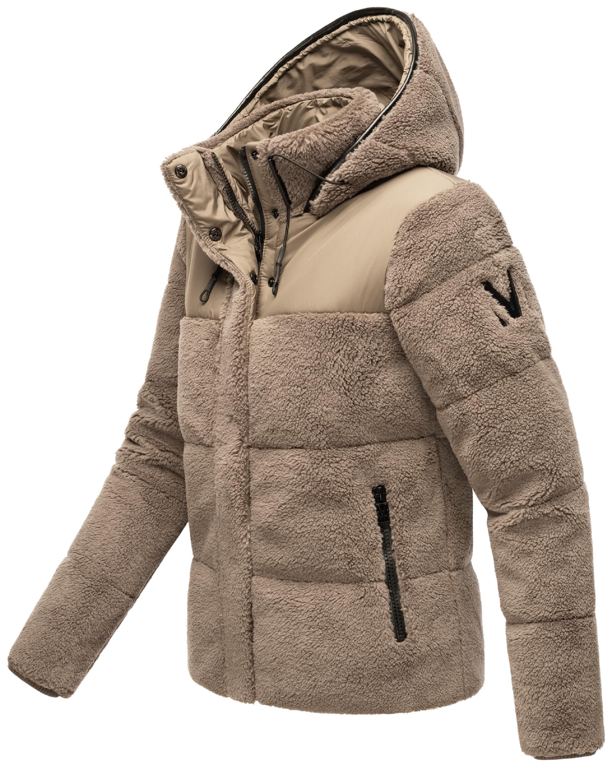 Plüschjacke "Kaguraa 16" Stone Brown