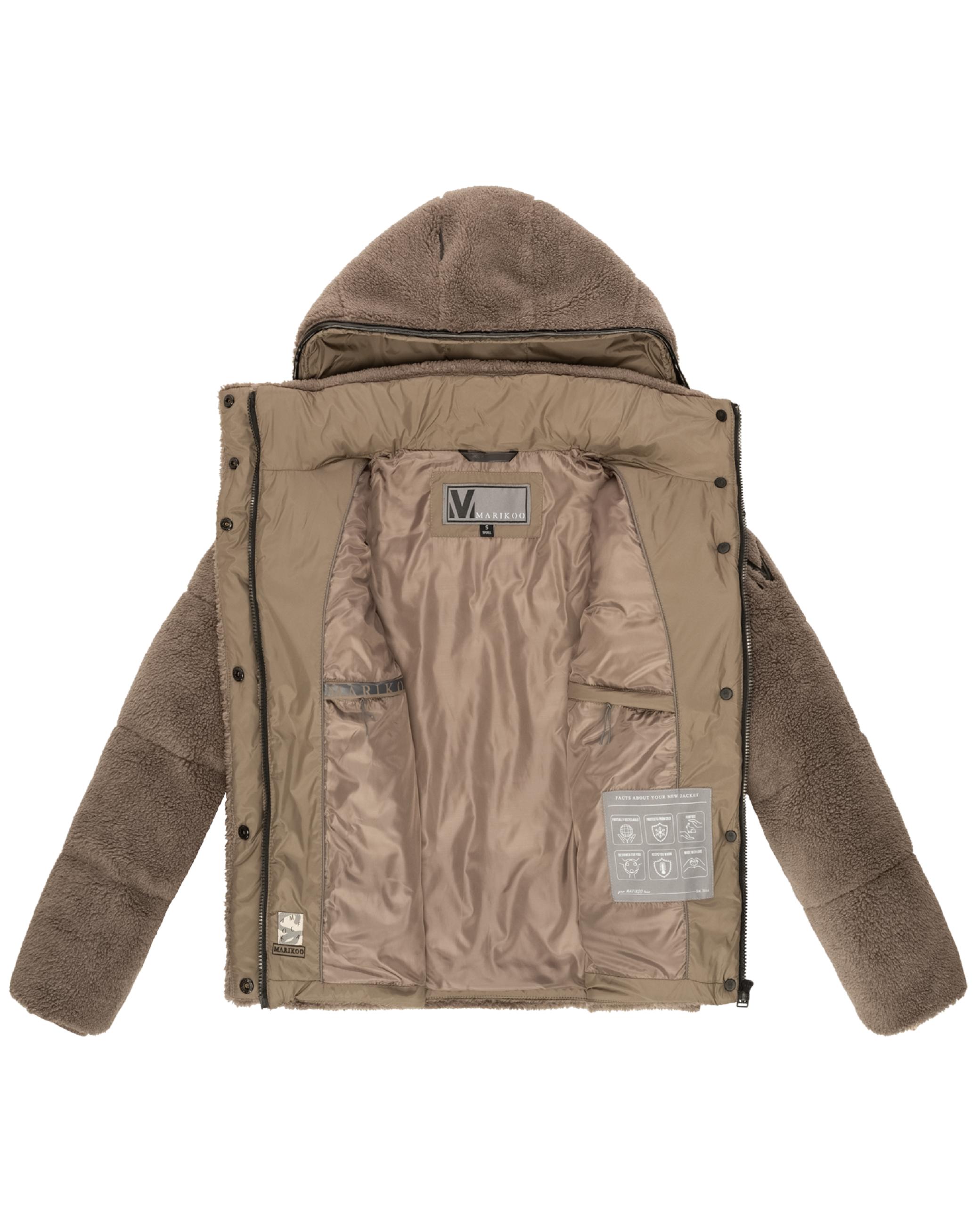 Plüschjacke "Kaguraa 16" Stone Brown