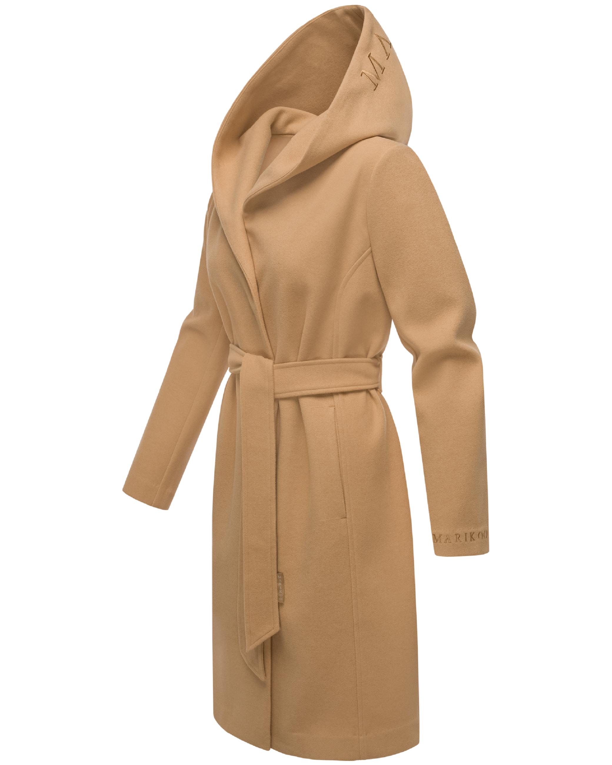 Wickelmantel mit Taillengürtel "Kailii 16" Camel