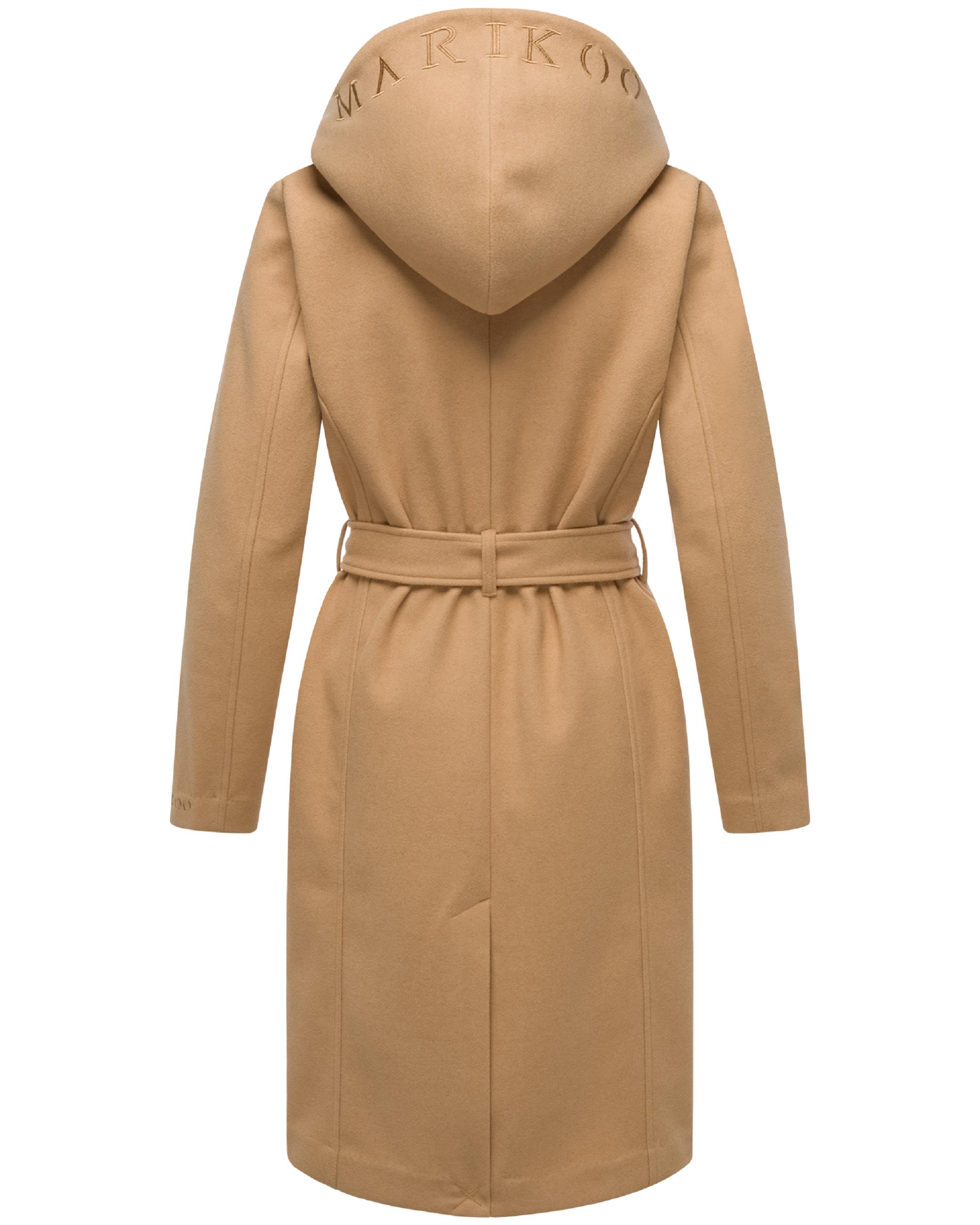 Wickelmantel mit Taillengürtel "Kailii 16" Camel