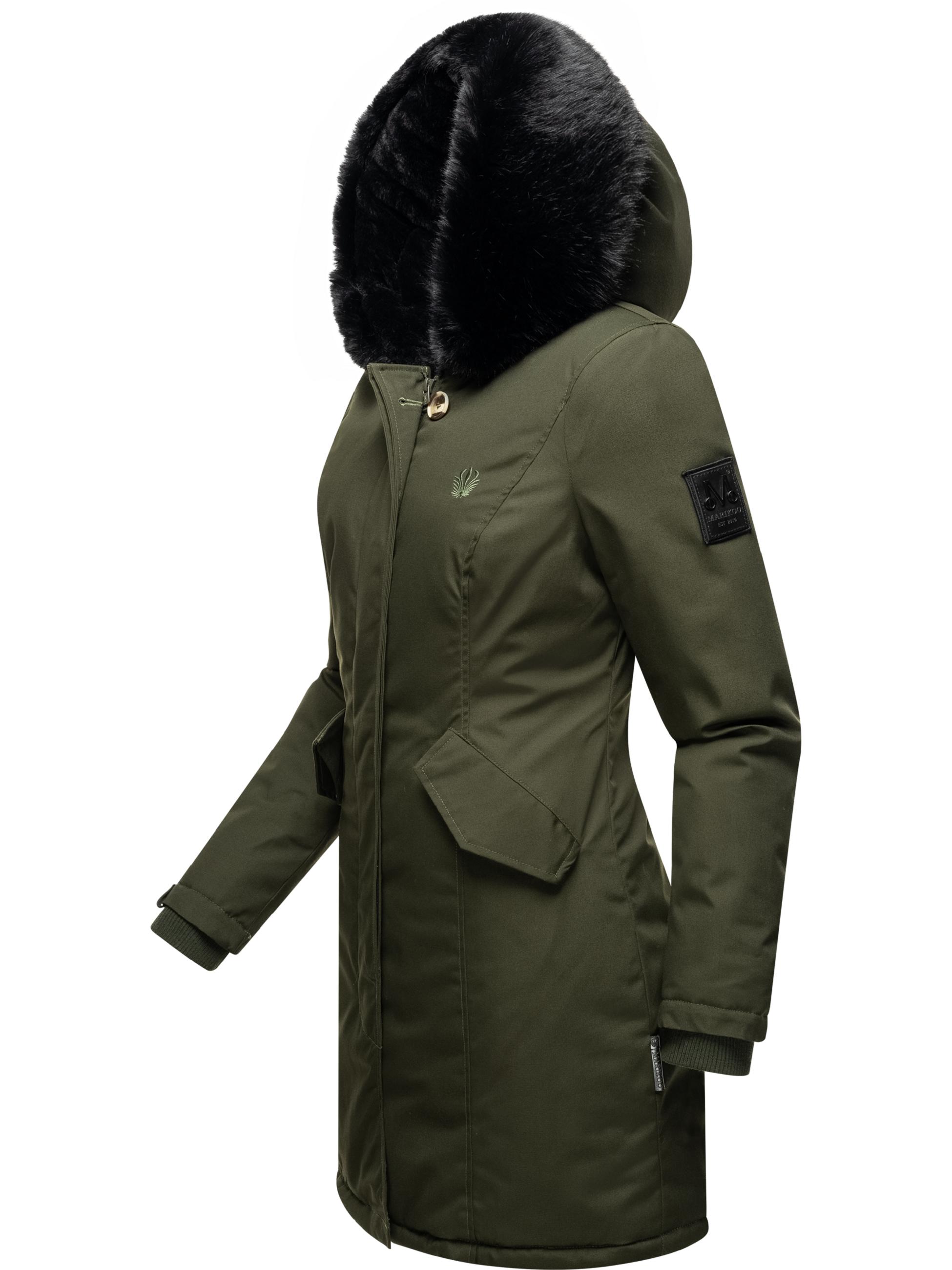 Winterparka mit Kapuze "Karambaa" Olive