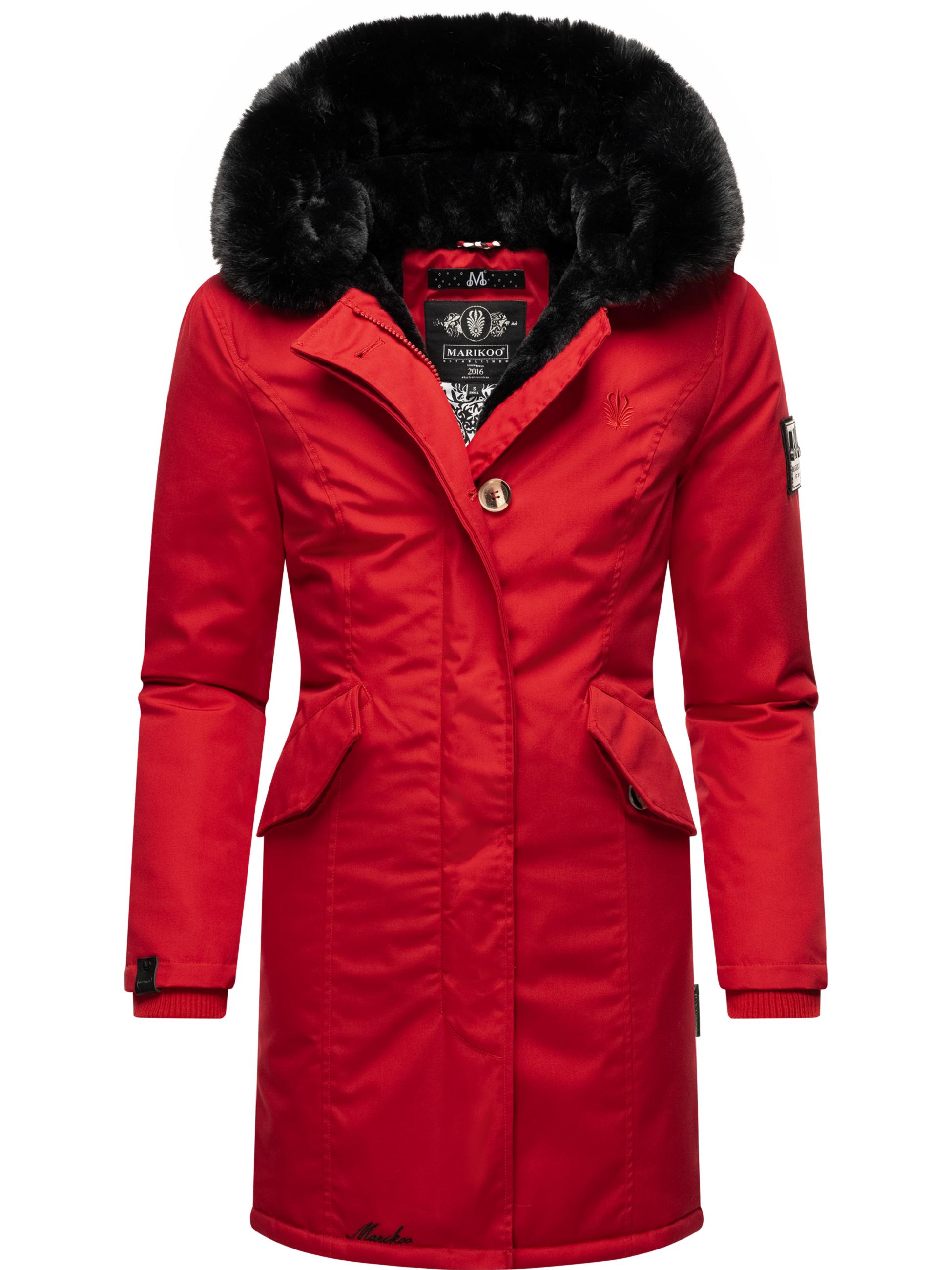 Winterparka mit Kapuze "Karambaa" Red