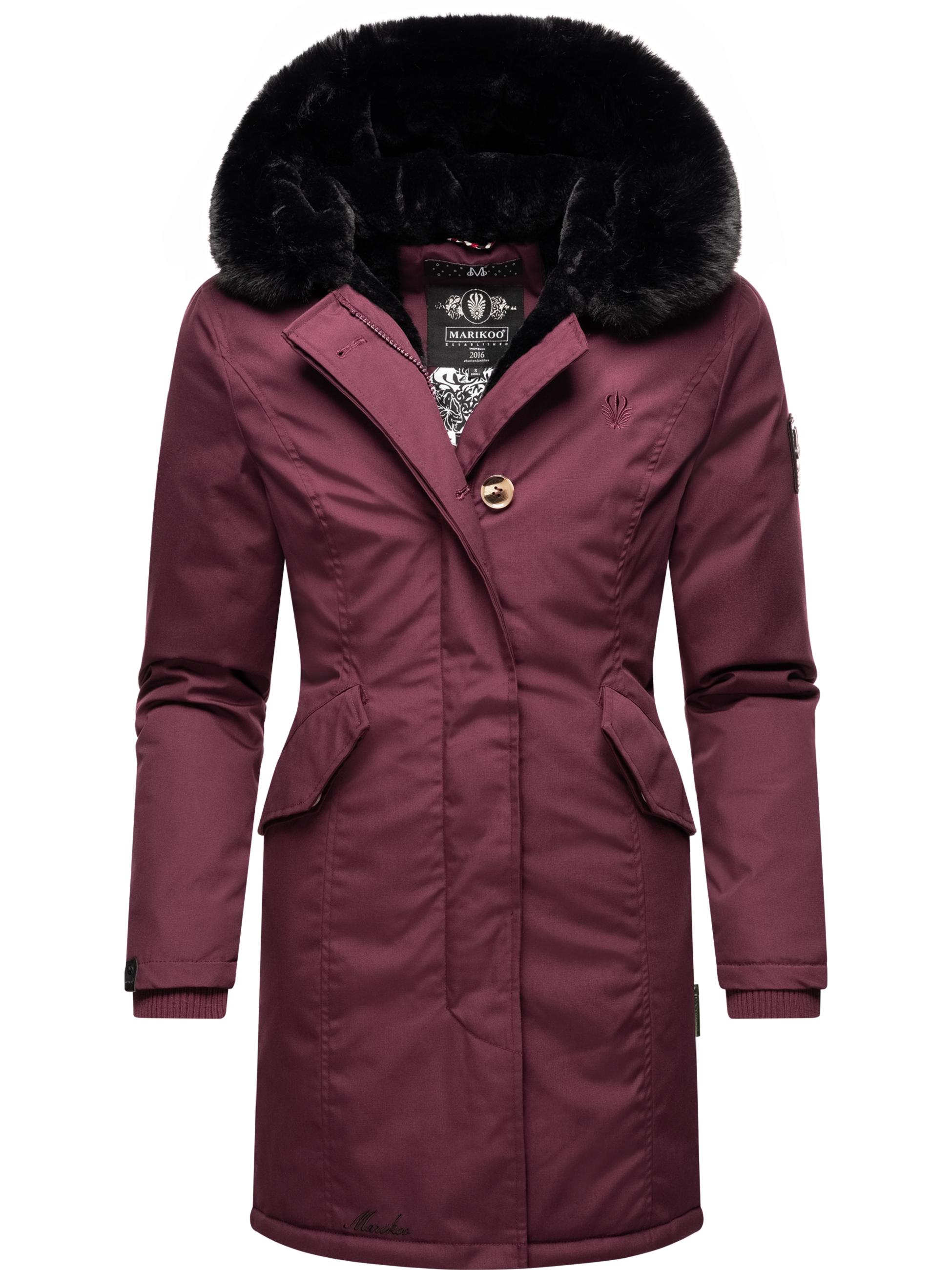 Winterparka mit Kapuze "Karambaa" Wine