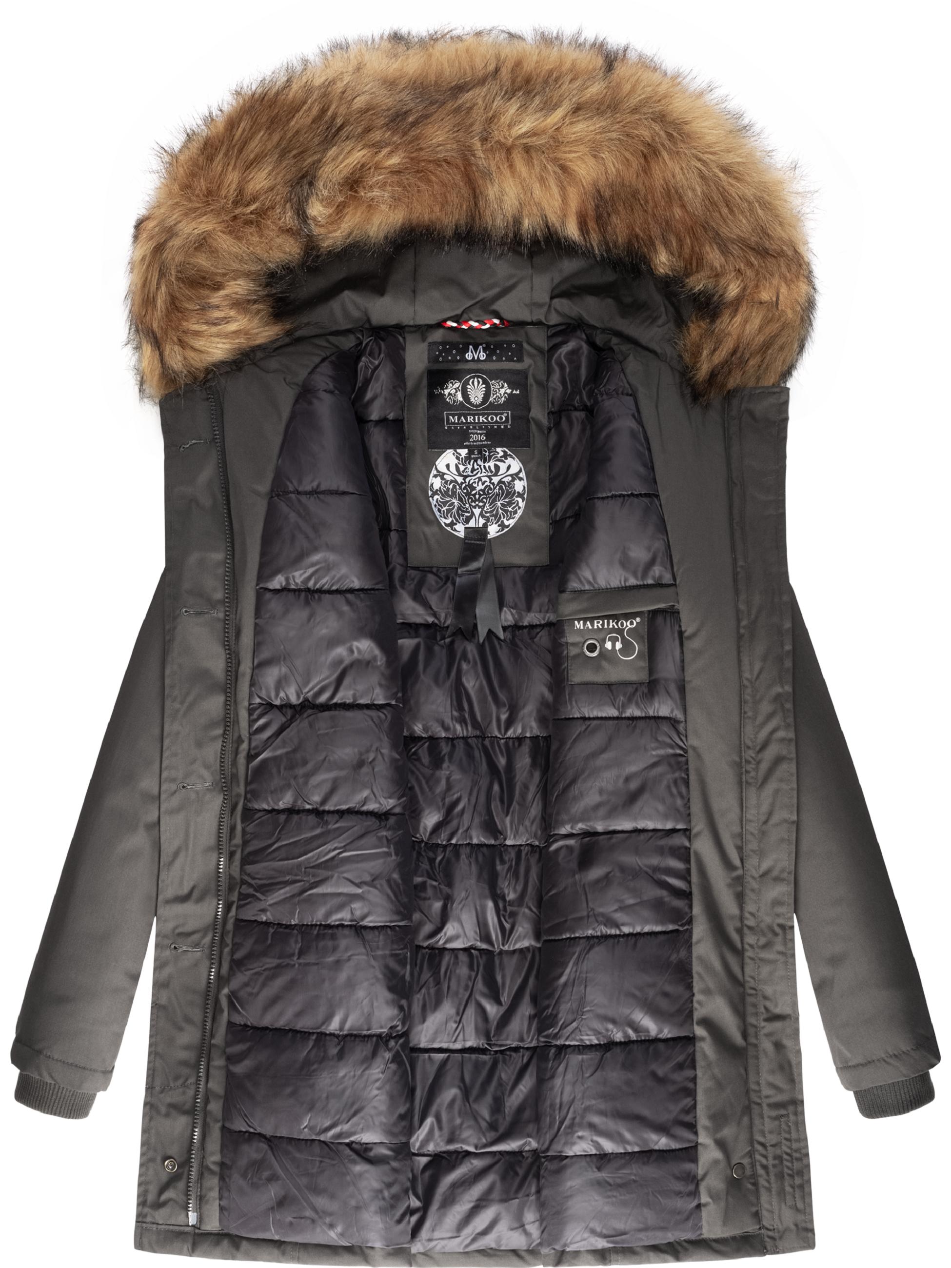 Winterparka mit Kapuze "Karmaa-Prc" Anthracite