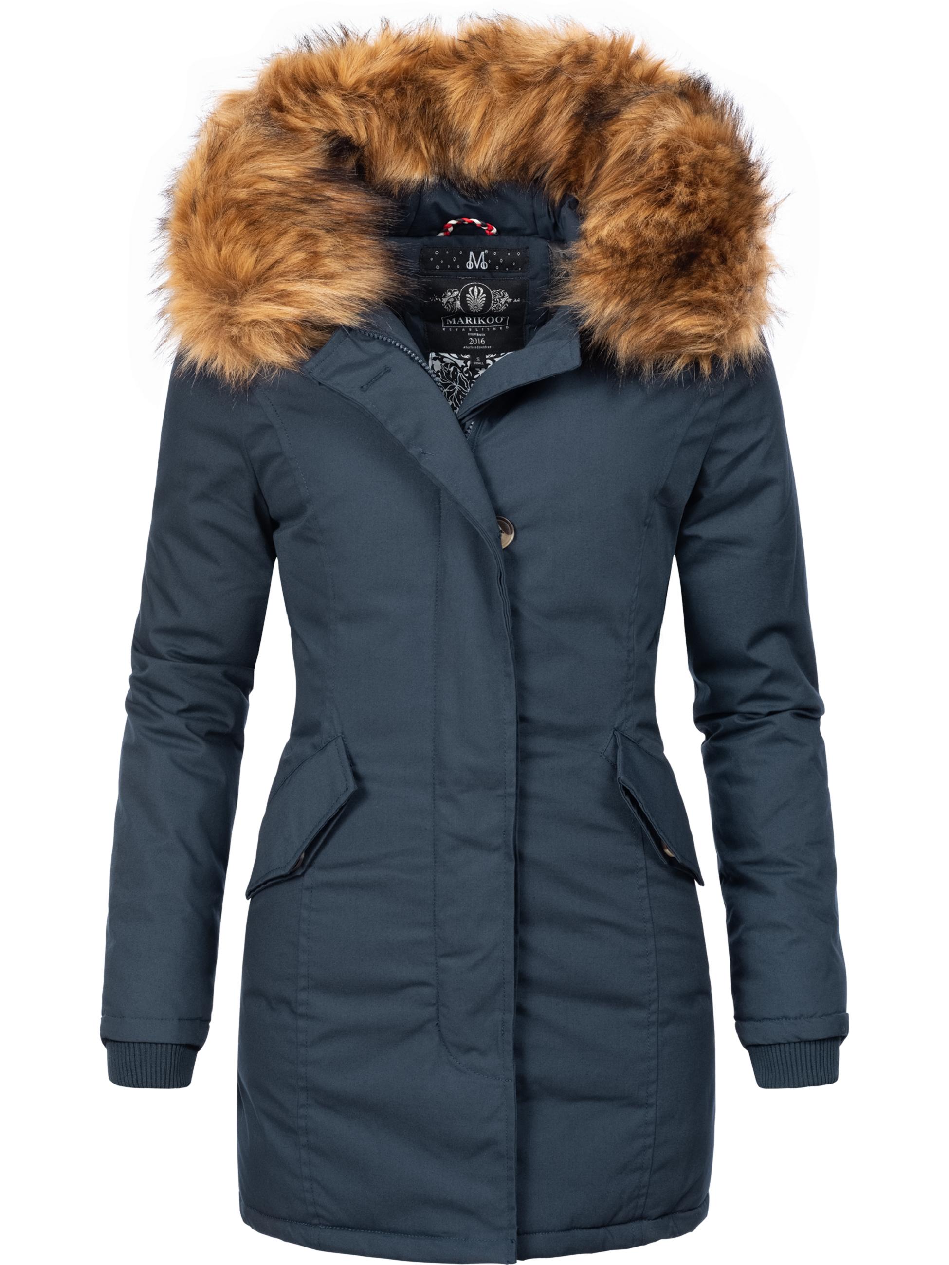 Winterparka mit Kapuze "Karmaa-Prc" Blau