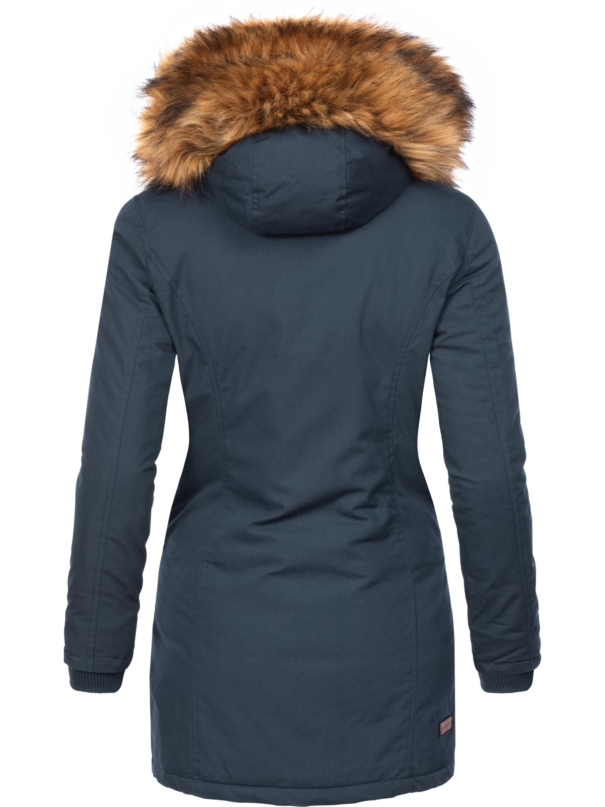 Winterparka mit Kapuze "Karmaa-Prc" Blau