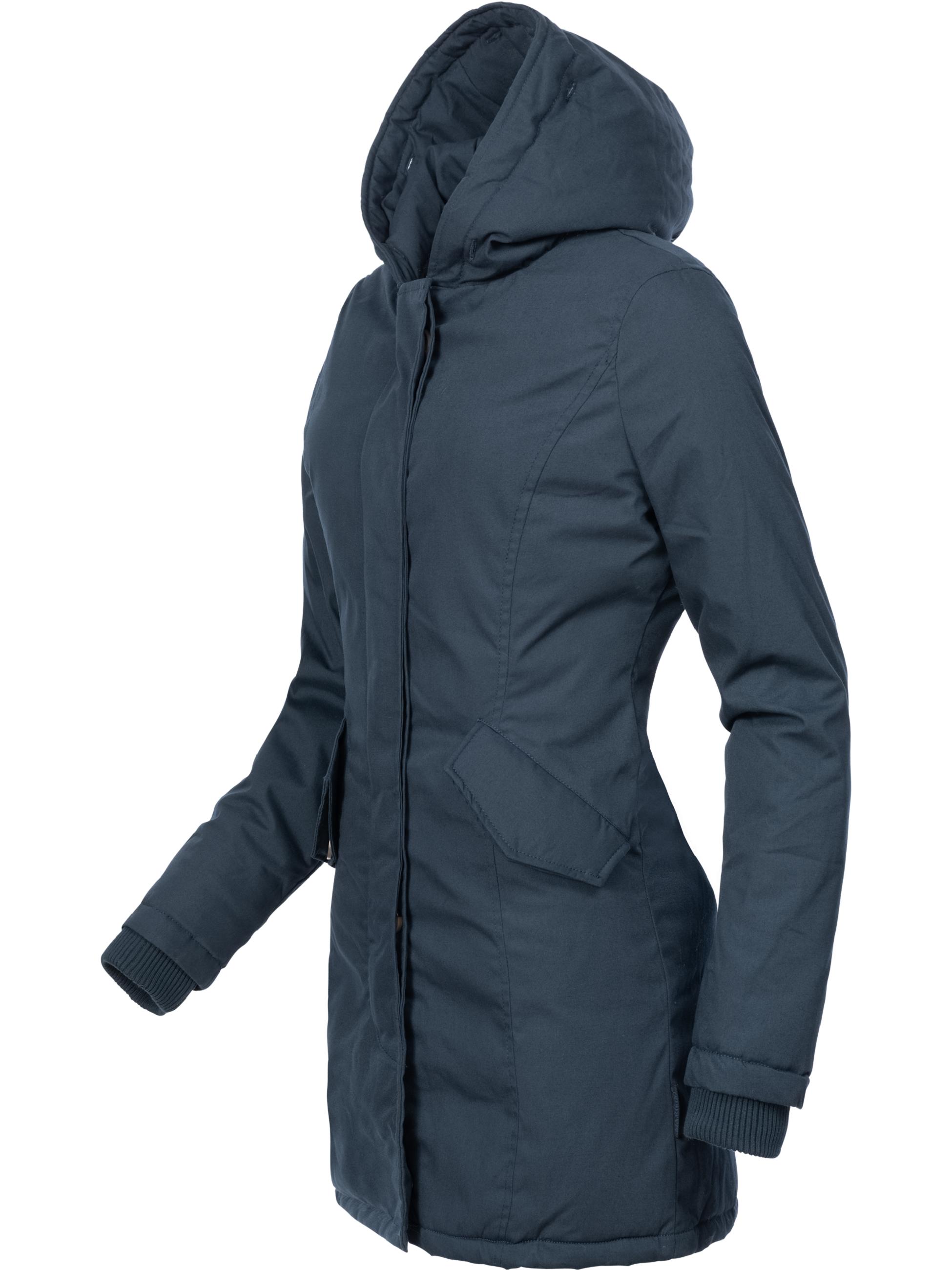 Winterparka mit Kapuze "Karmaa-Prc" Blau