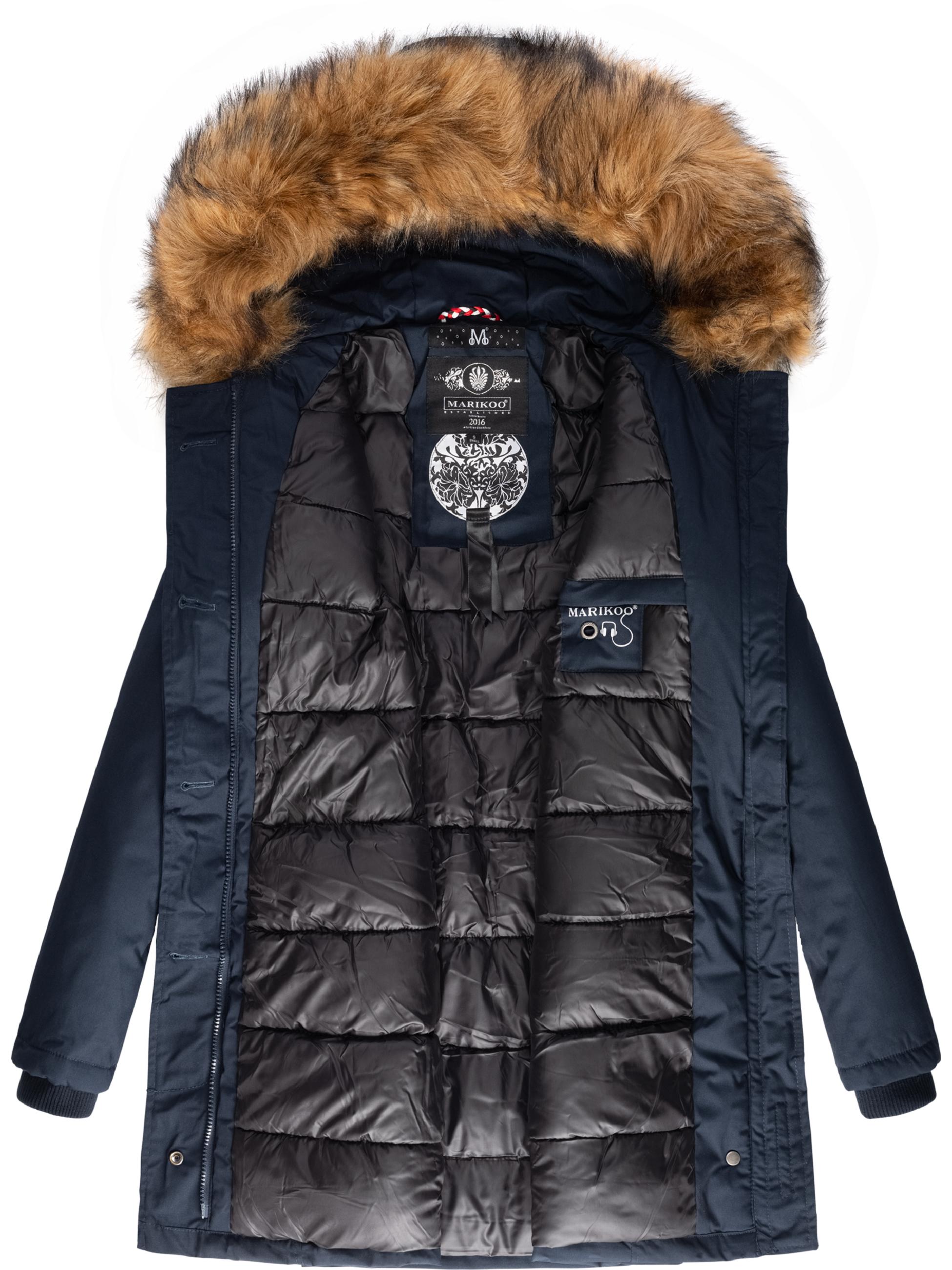 Winterparka mit Kapuze "Karmaa-Prc" Blau