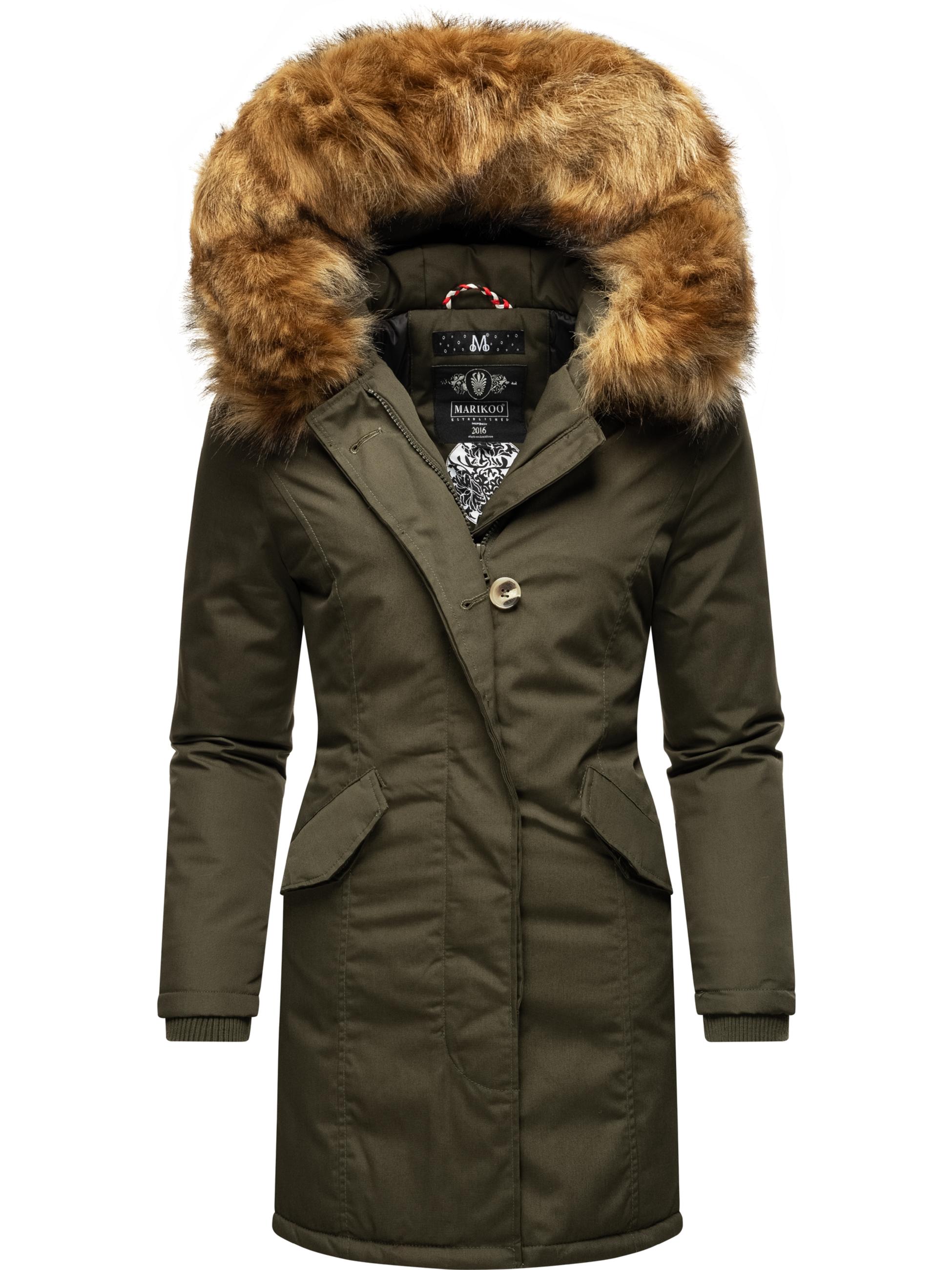 Winterparka mit Kapuze "Karmaa-Prc" Olive