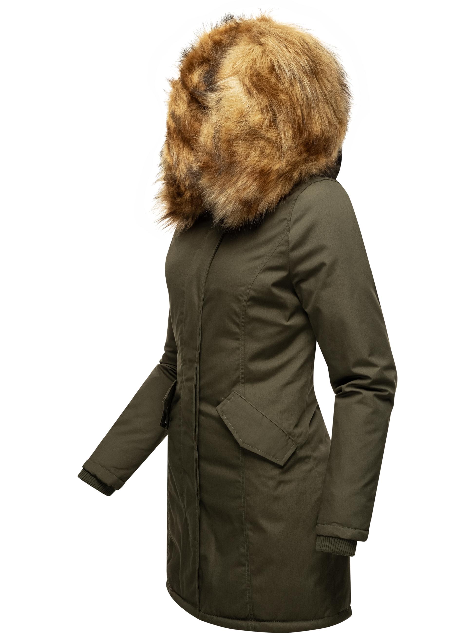 Winterparka mit Kapuze "Karmaa-Prc" Olive