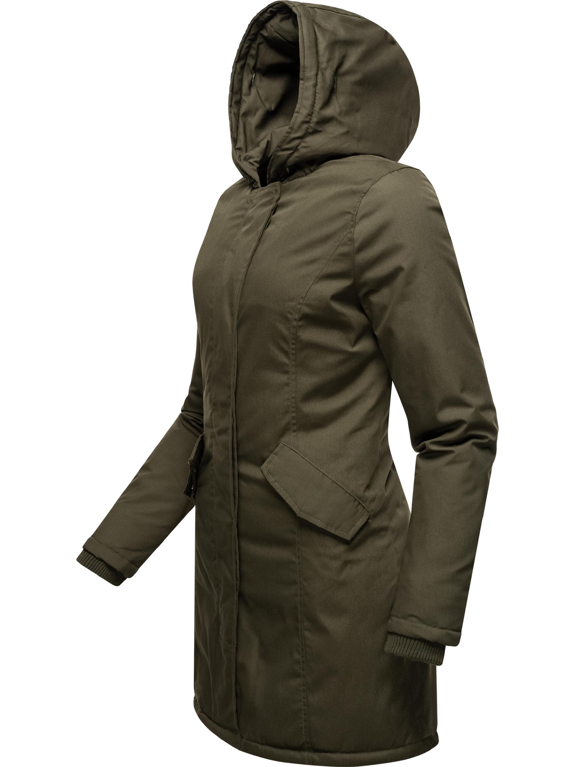 Winterparka mit Kapuze "Karmaa-Prc" Olive