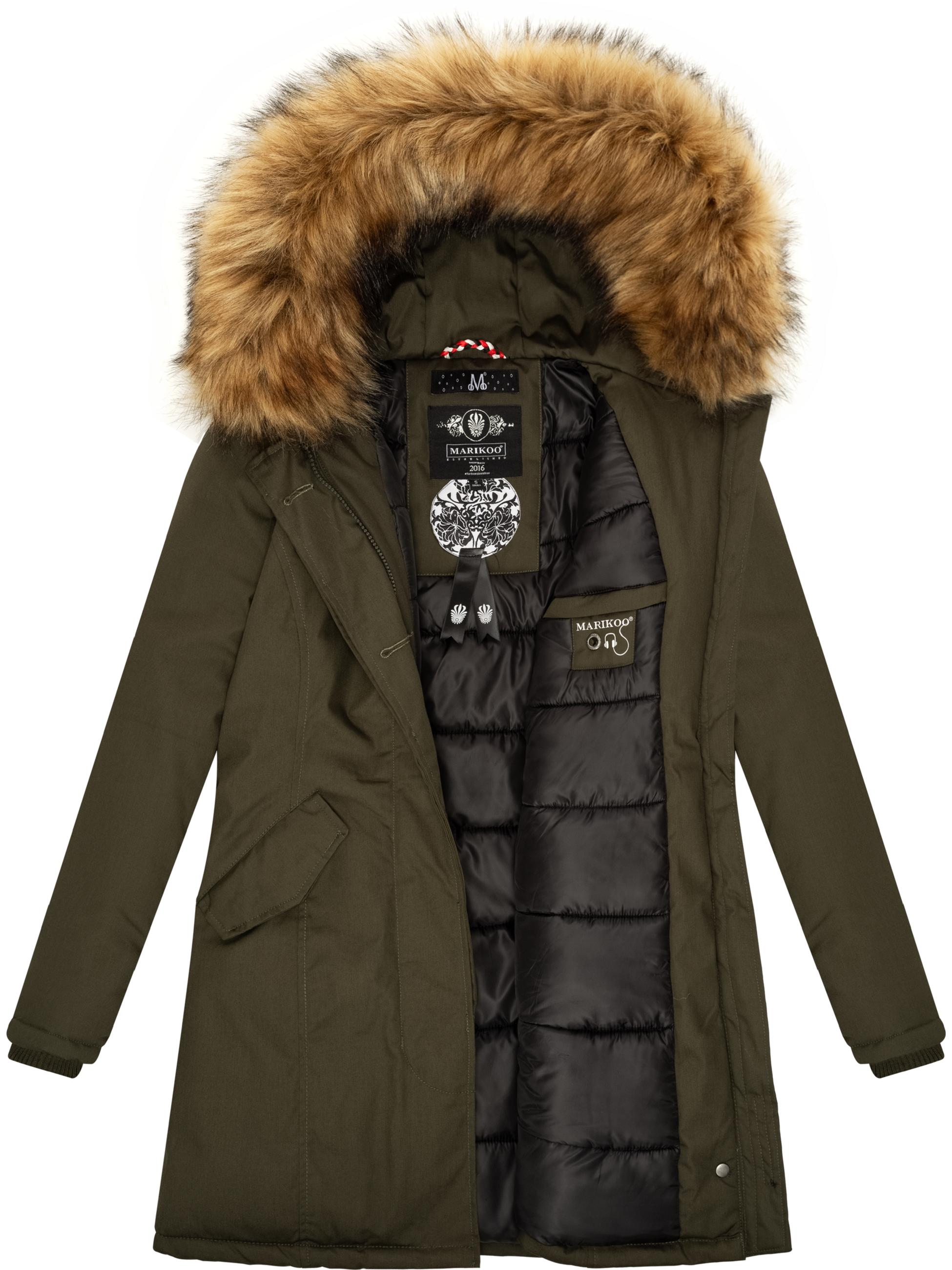 Winterparka mit Kapuze "Karmaa-Prc" Olive