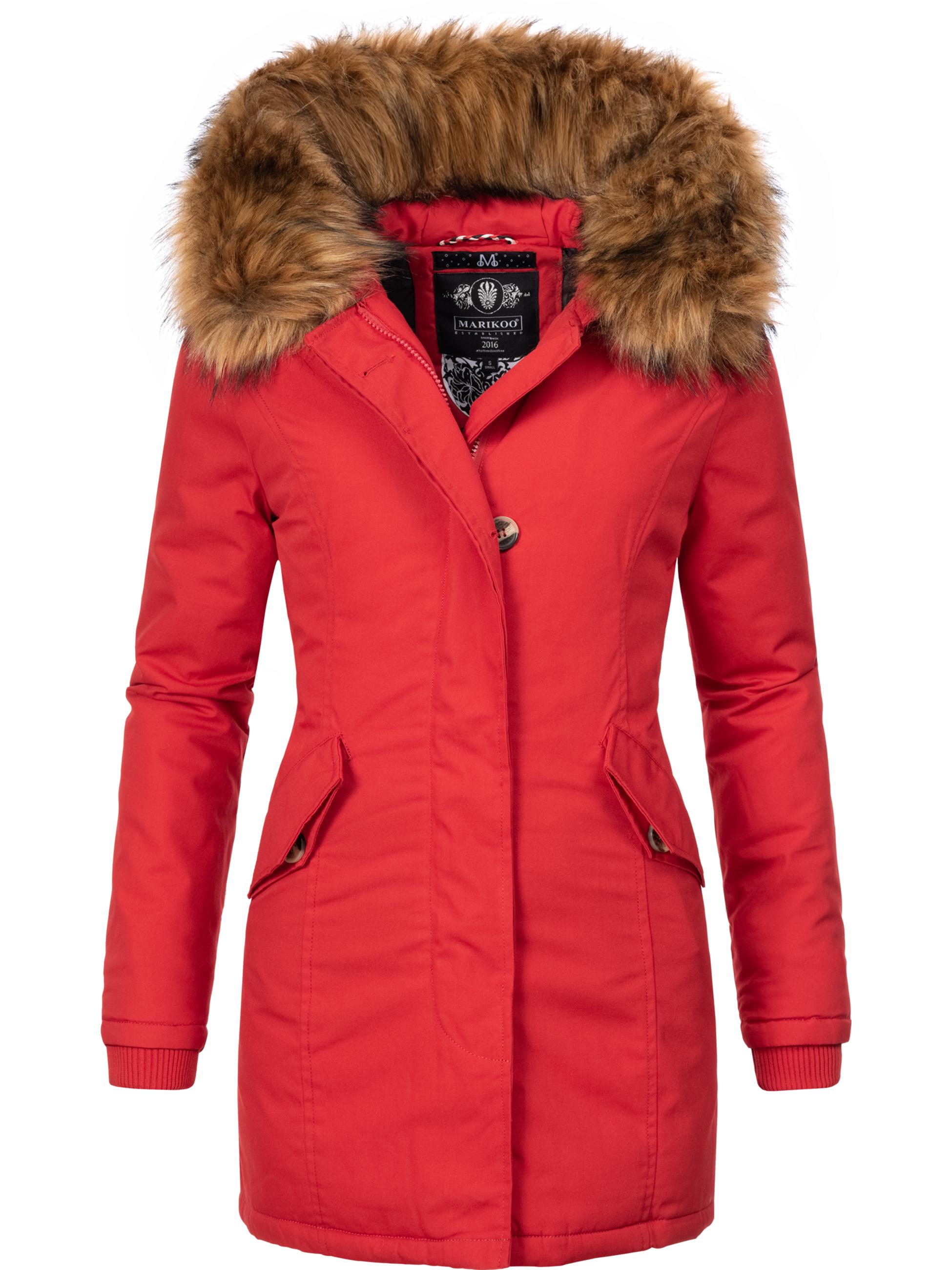 Winterparka mit Kapuze "Karmaa-Prc" Rot