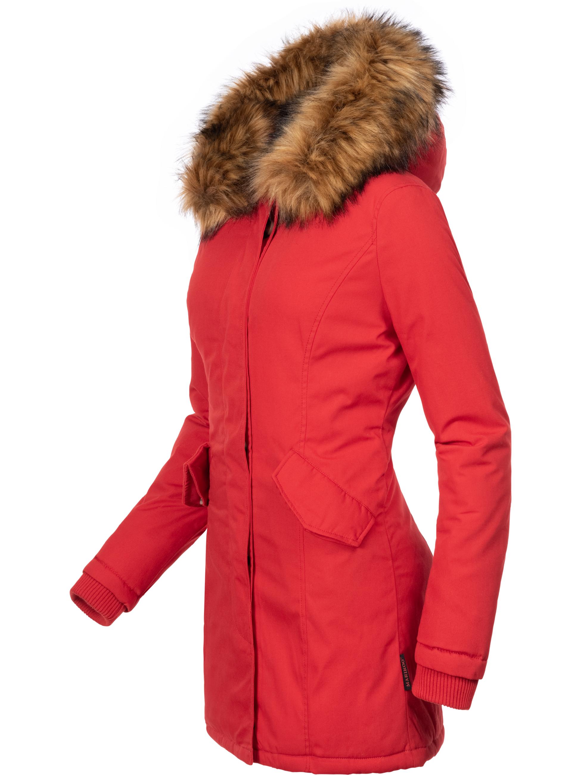 Winterparka mit Kapuze "Karmaa-Prc" Rot