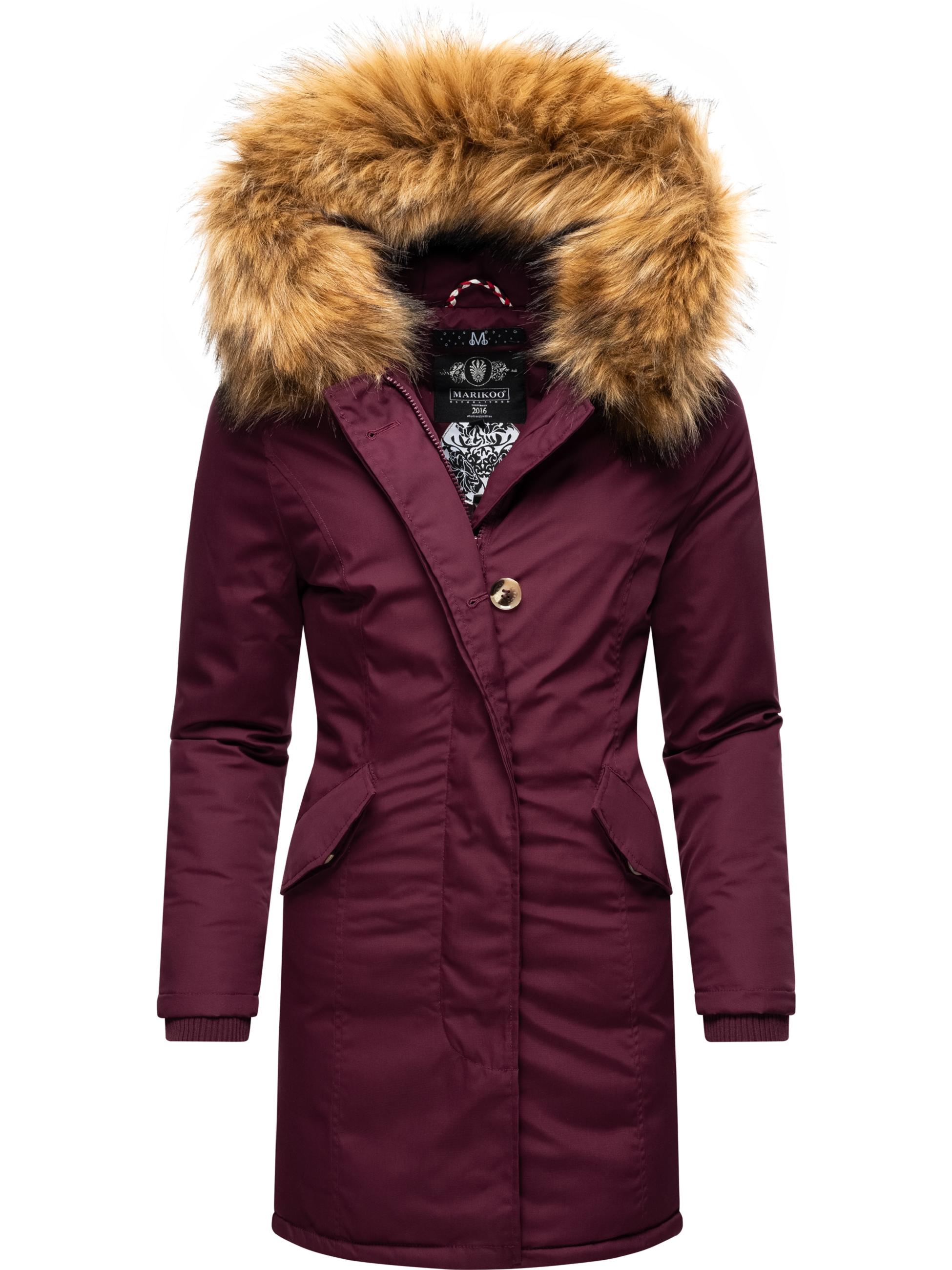 Winterparka mit Kapuze "Karmaa-Prc" Wine