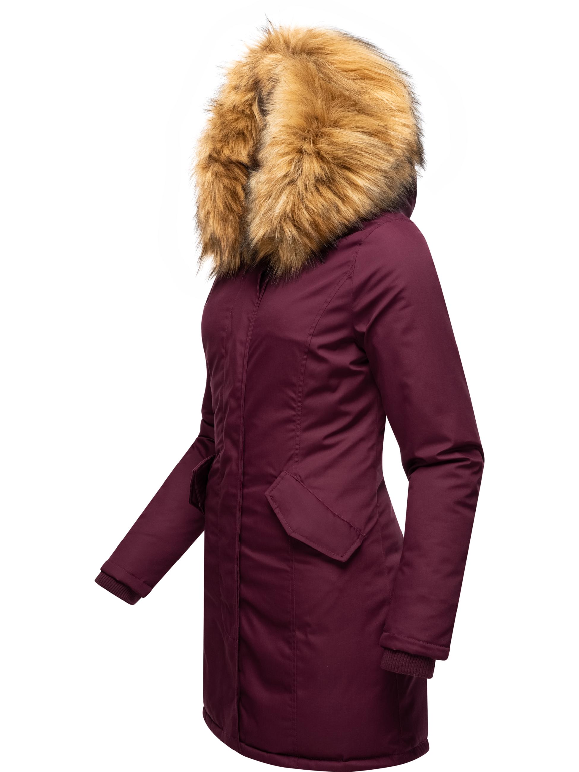 Winterparka mit Kapuze "Karmaa-Prc" Wine