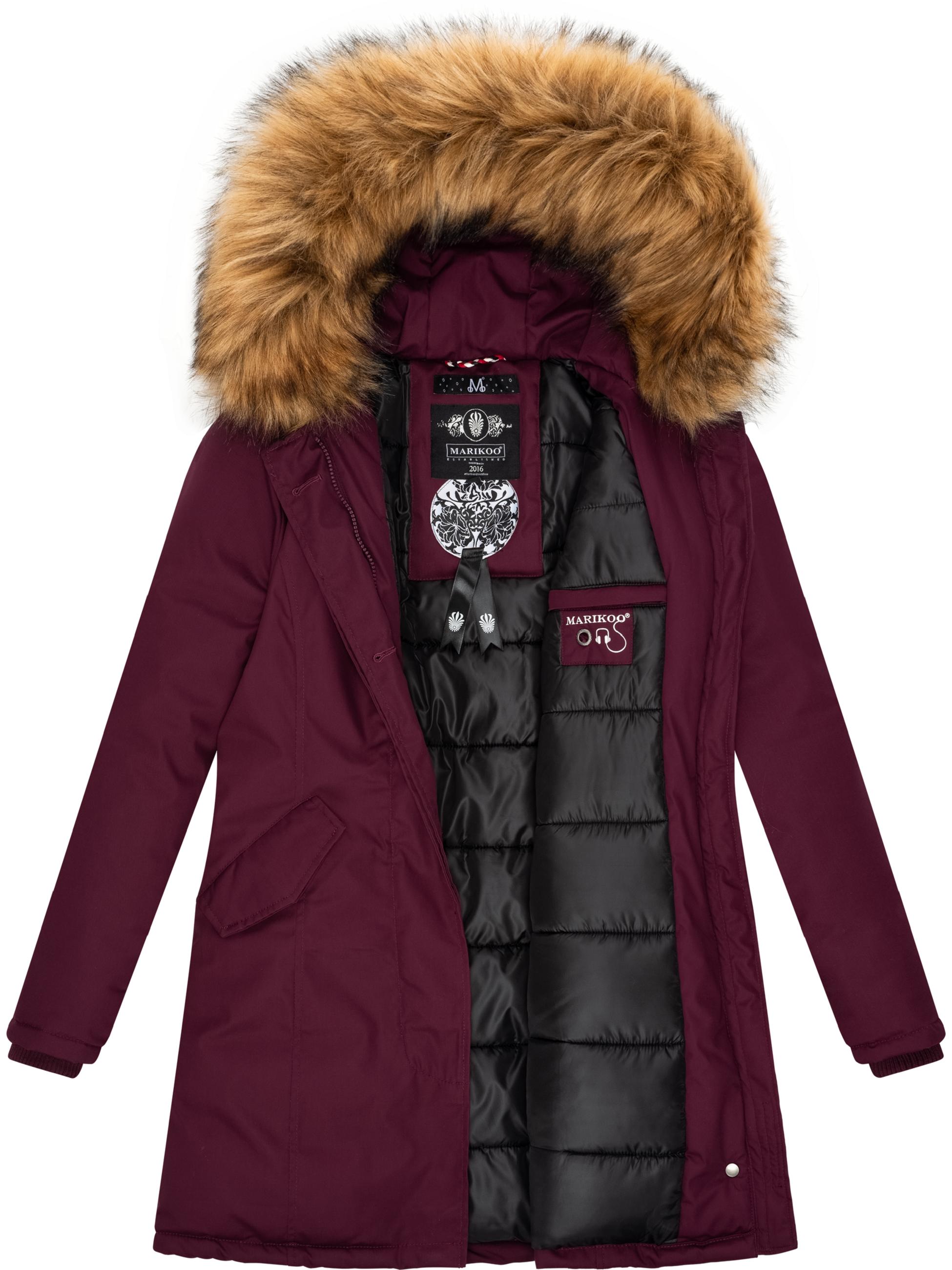 Winterparka mit Kapuze "Karmaa-Prc" Wine