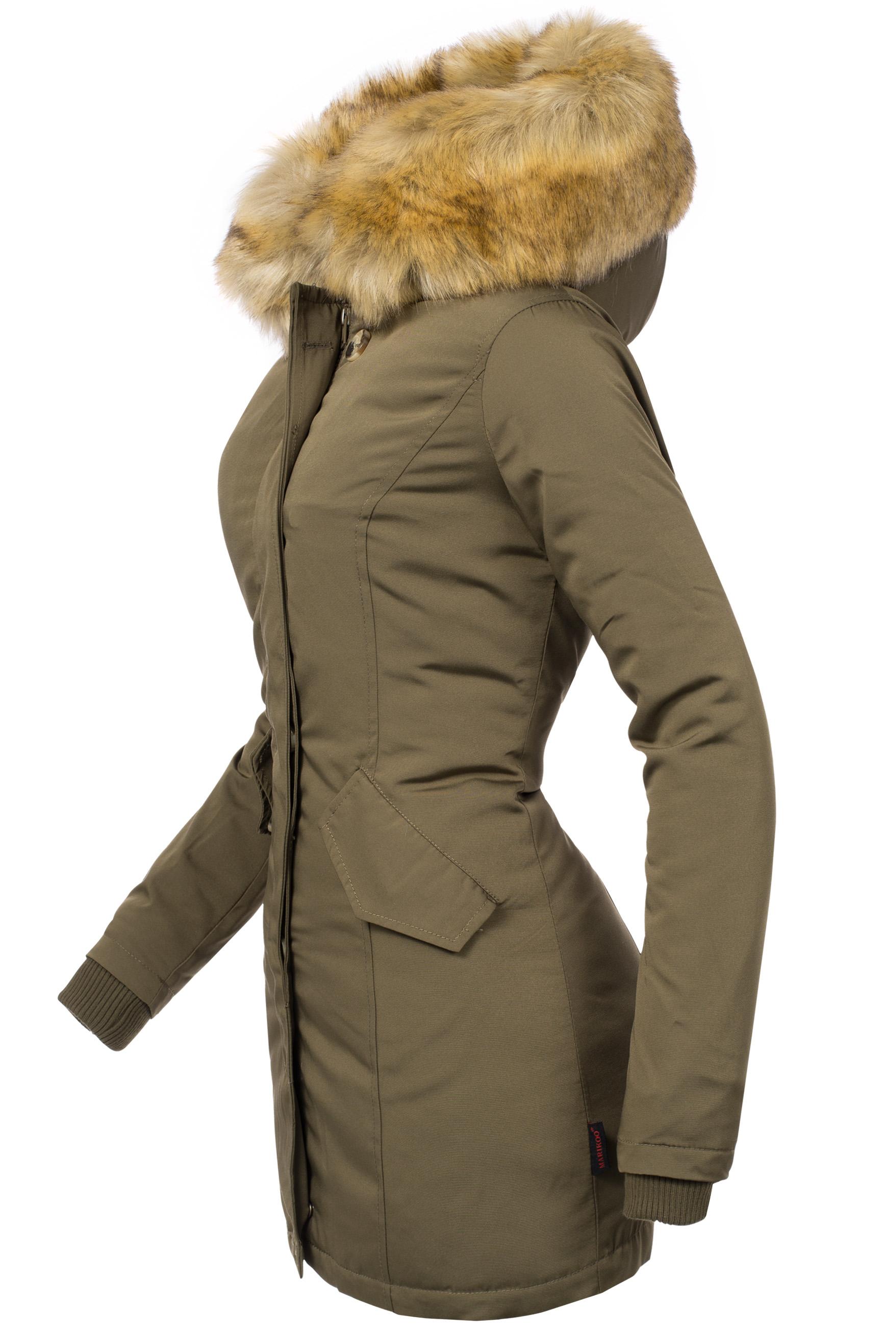 Winterparka mit Kapuze "Karmaa" Grün