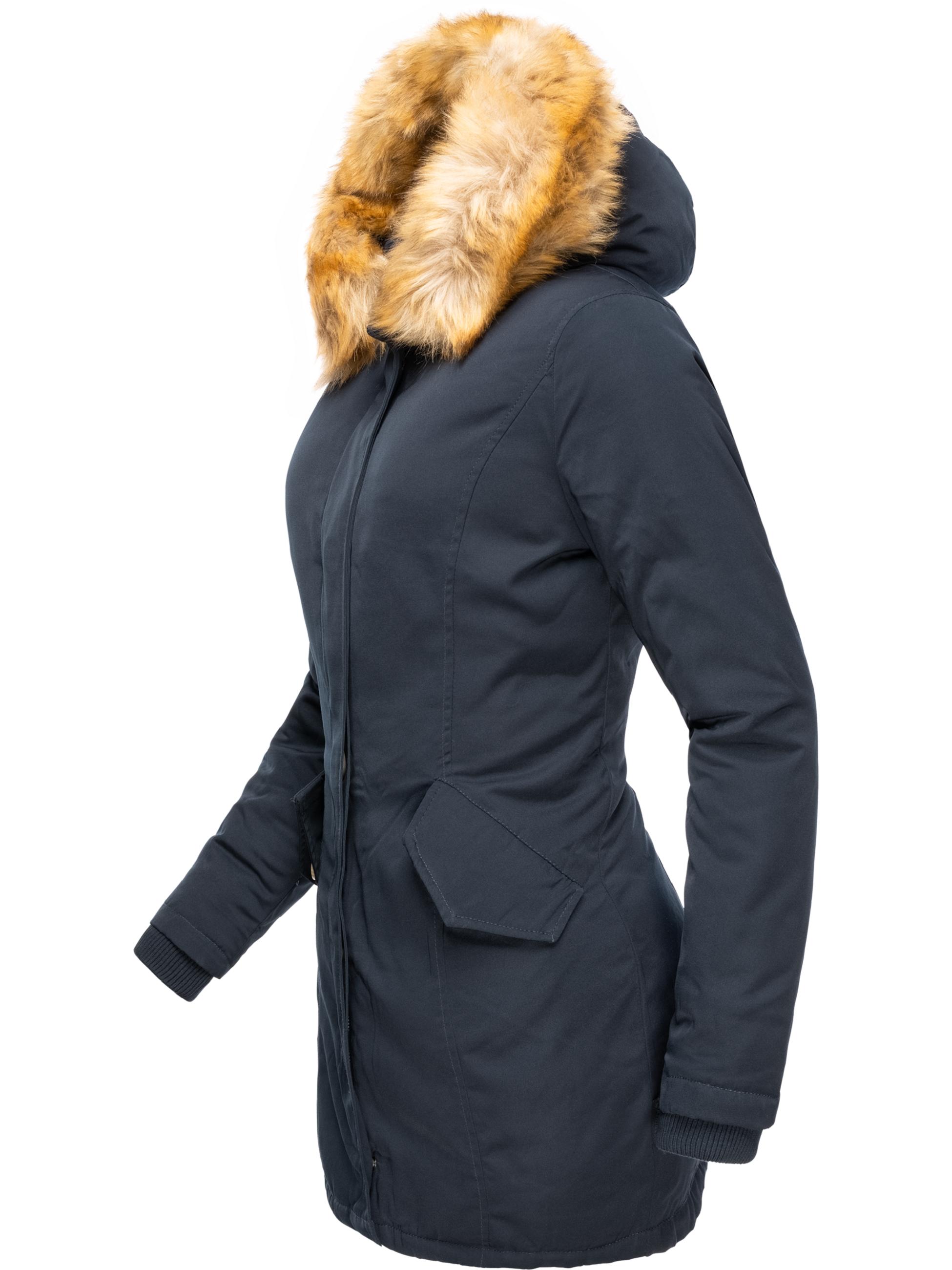 Winterparka mit Kapuze "Karmaa" Navy