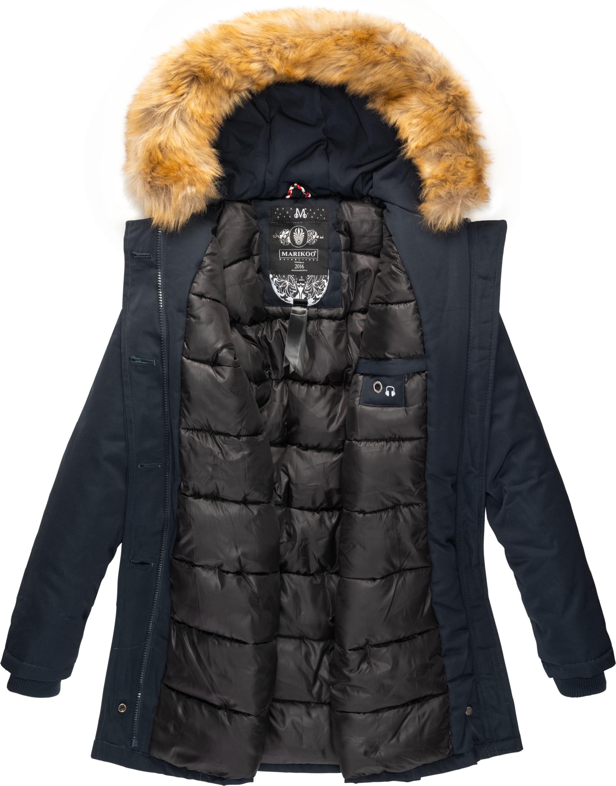 Winterparka mit Kapuze "Karmaa" Navy