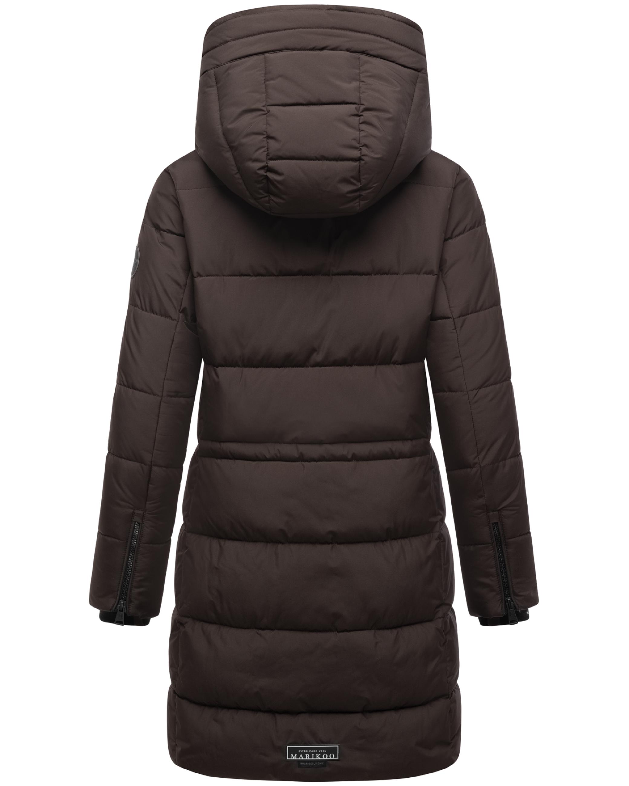 Steppmantel mit Kapuze "Karumikoo XVI" Choco