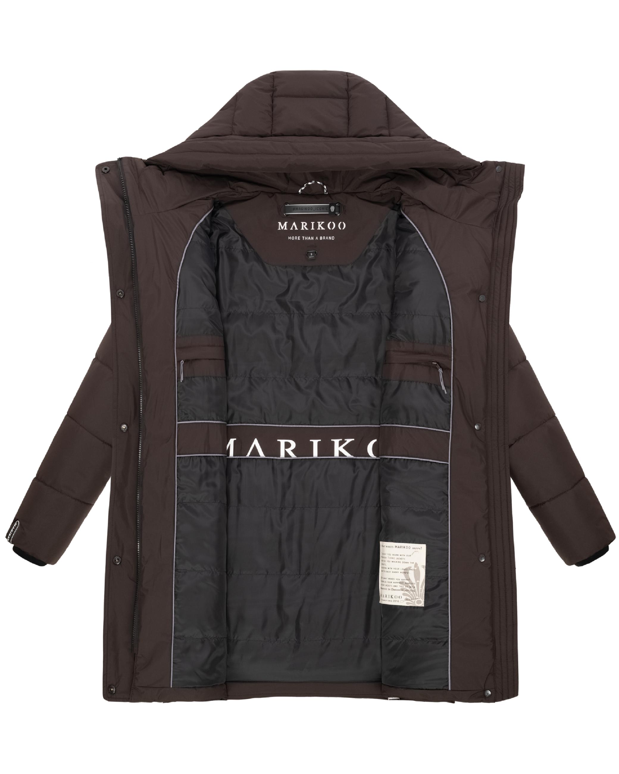 Steppmantel mit Kapuze "Karumikoo XVI" Choco