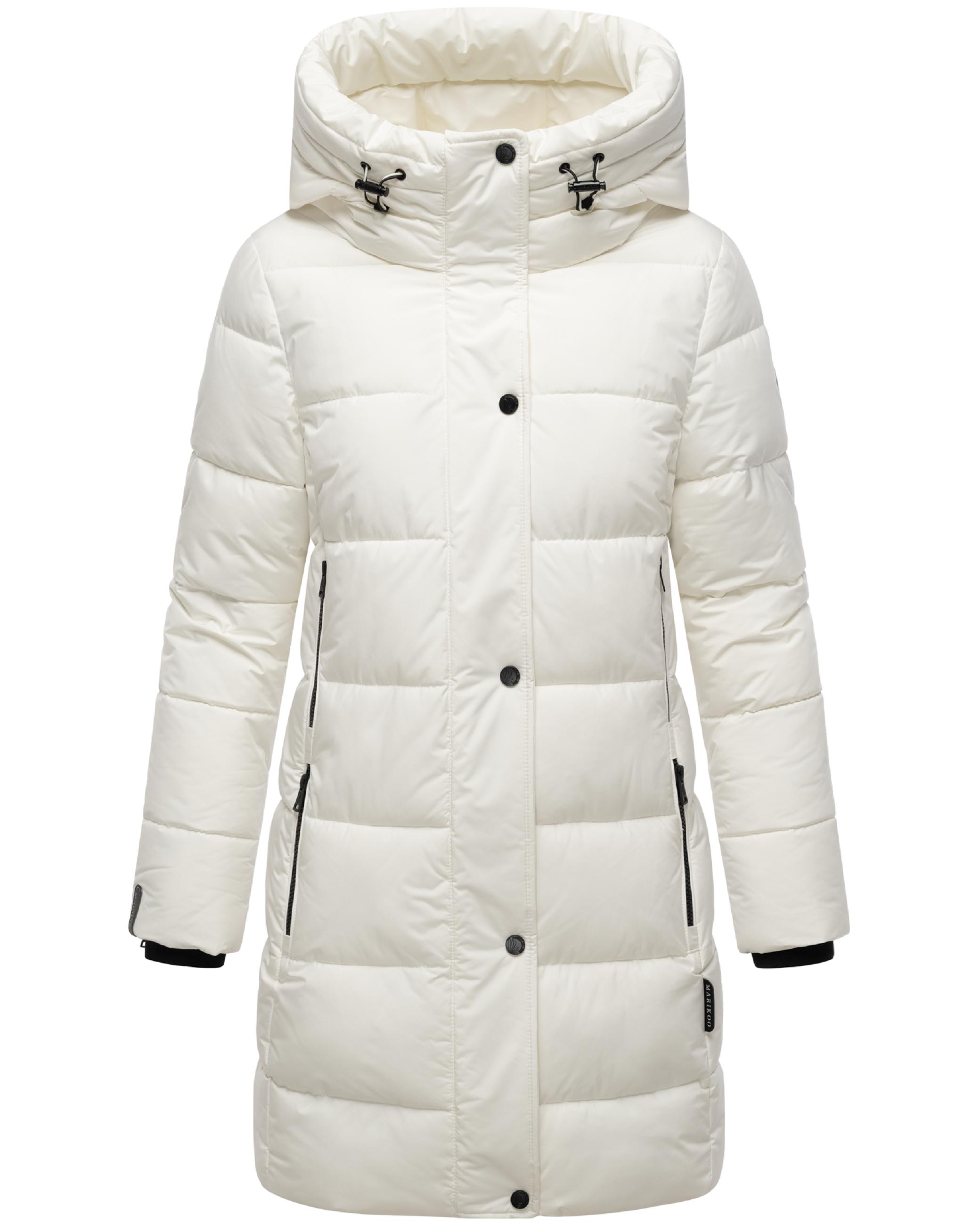 Steppmantel mit Kapuze "Karumikoo XVI" Offwhite