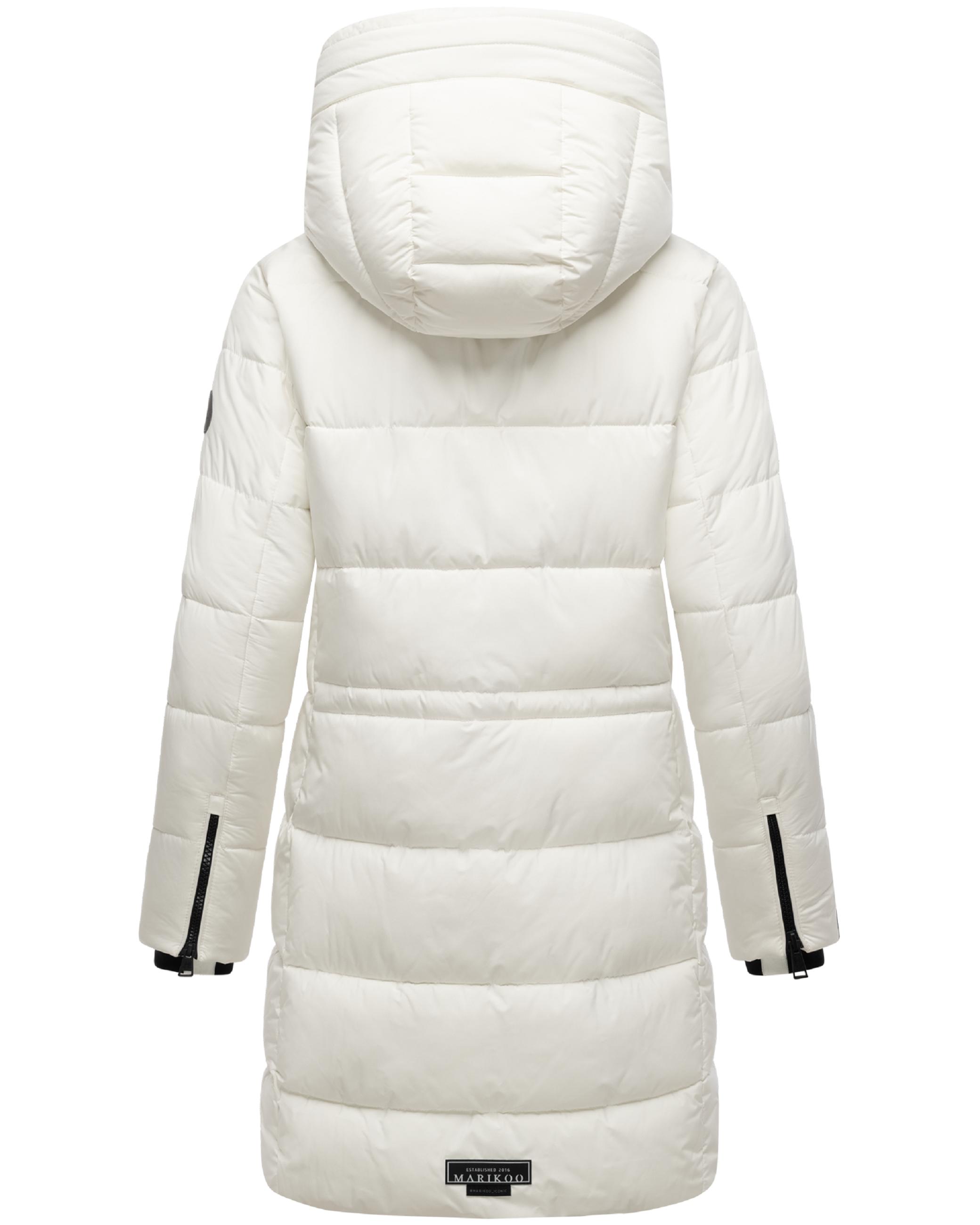 Steppmantel mit Kapuze "Karumikoo XVI" Offwhite