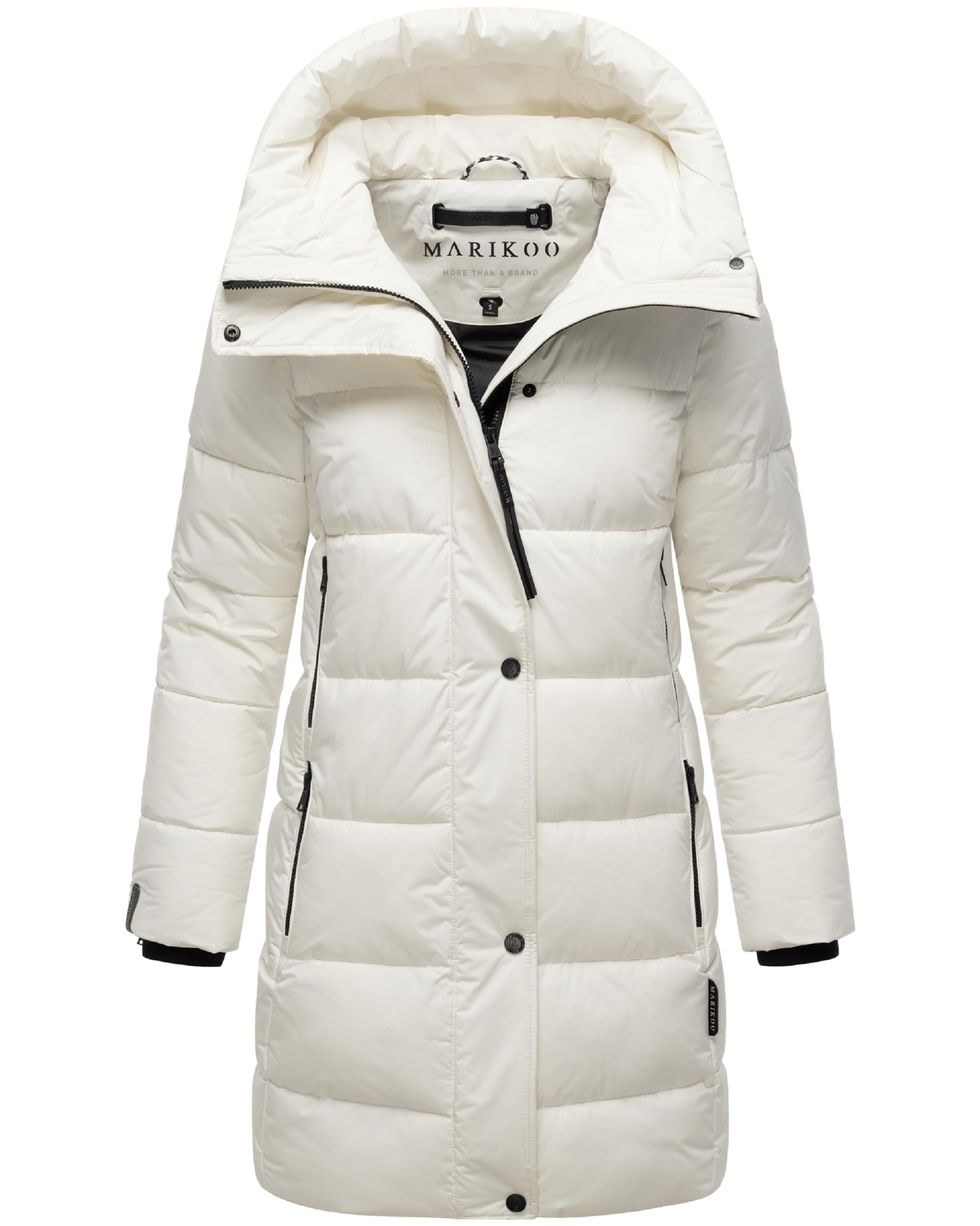 Steppmantel mit Kapuze "Karumikoo XVI" Offwhite