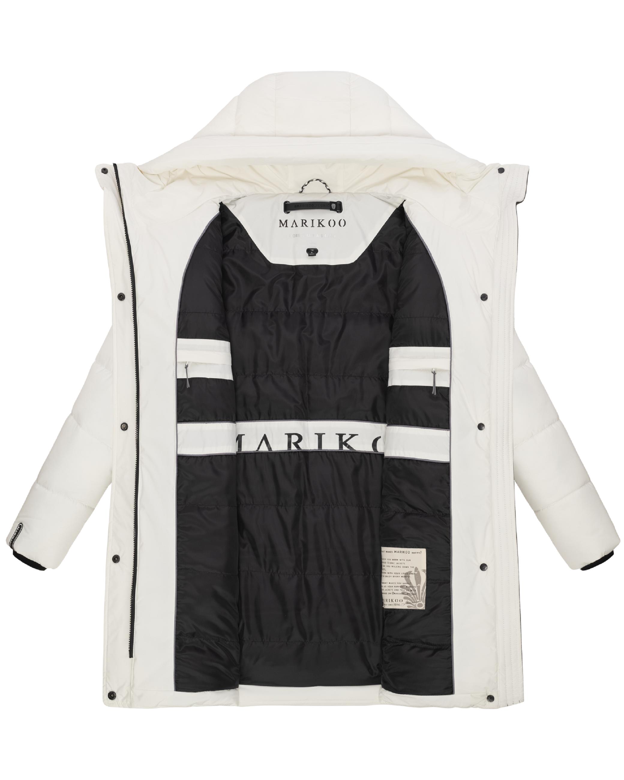 Steppmantel mit Kapuze "Karumikoo XVI" Offwhite