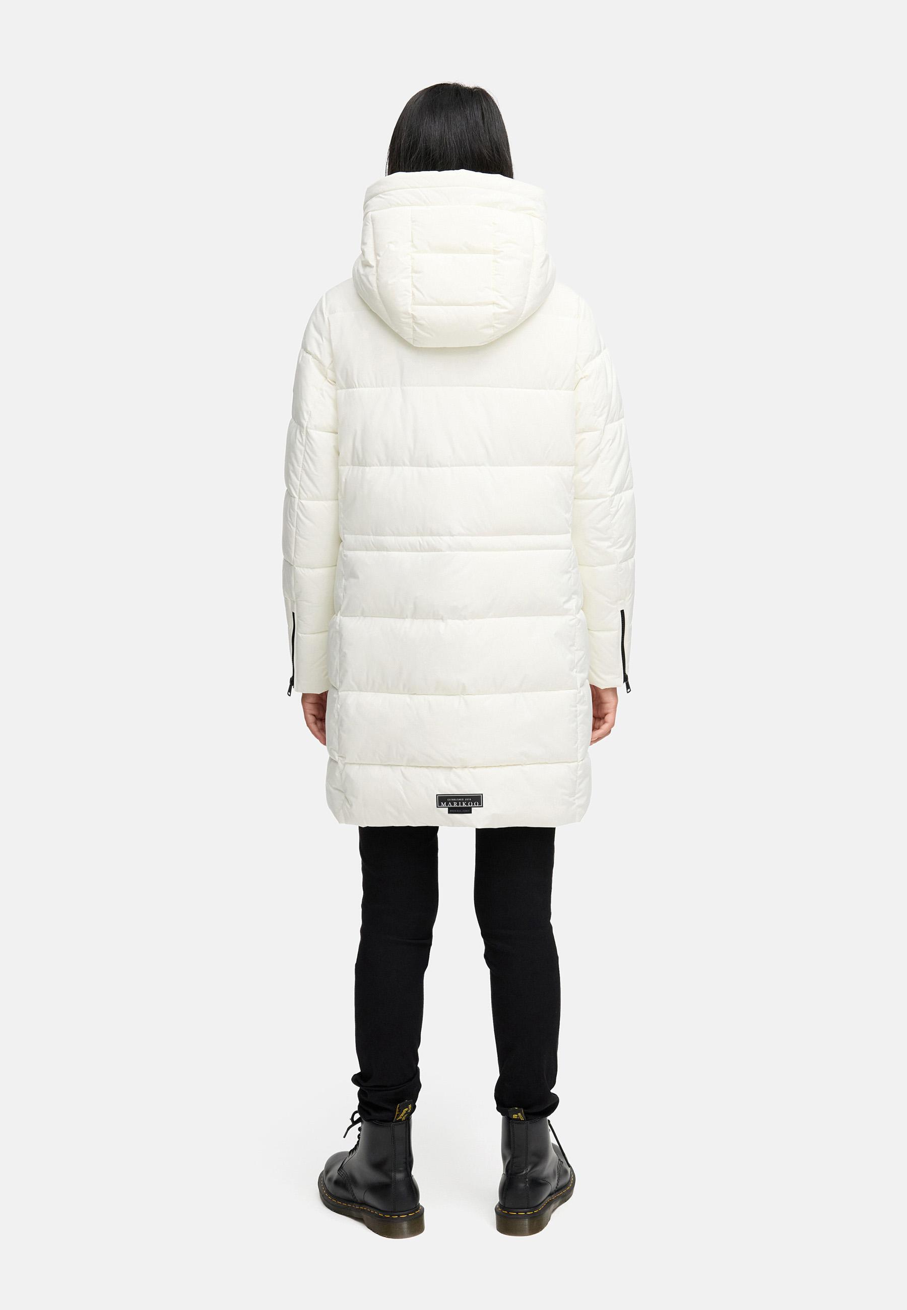 Steppmantel mit Kapuze "Karumikoo XVI" Offwhite