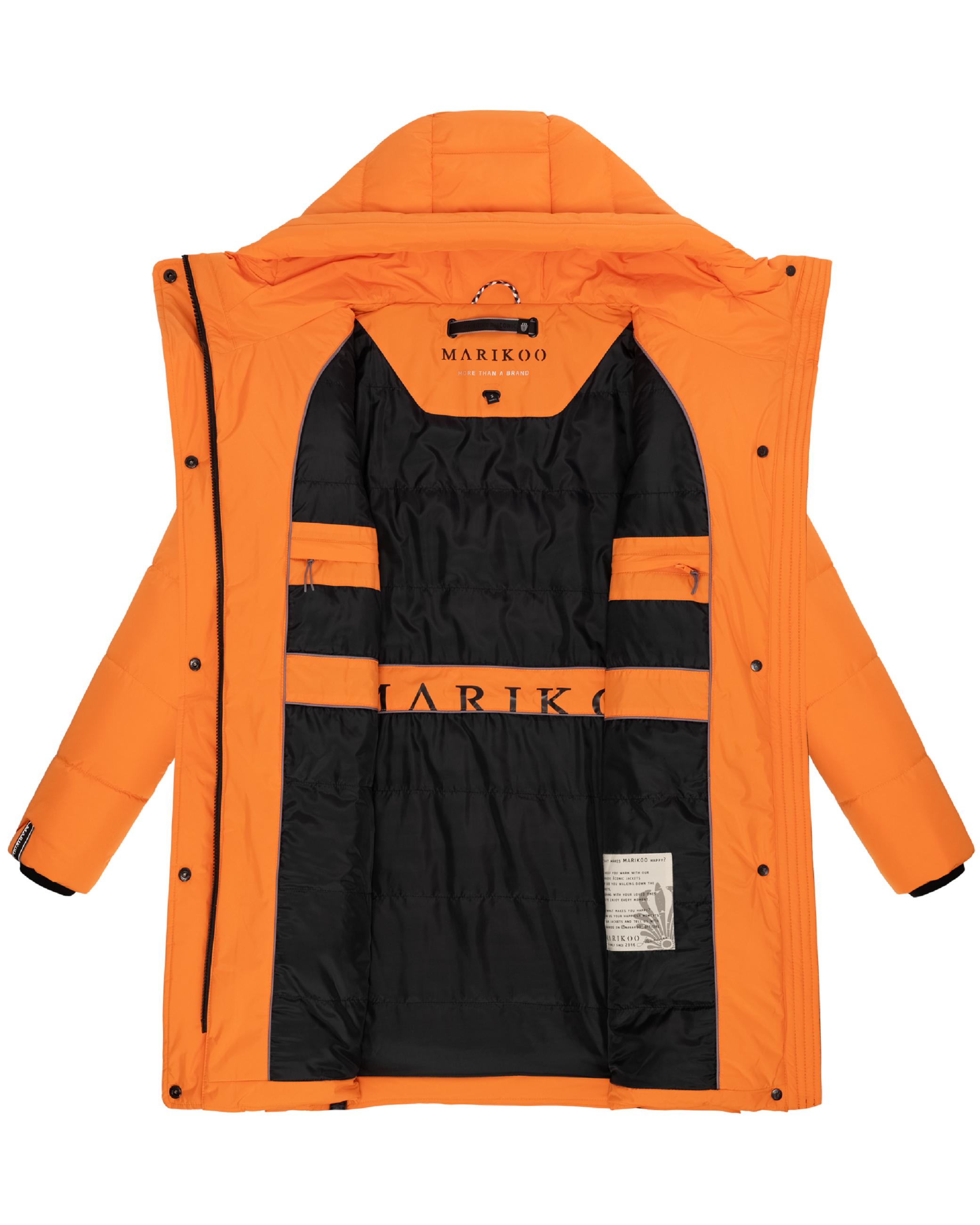 Steppmantel mit Kapuze "Karumikoo XVI" Orange