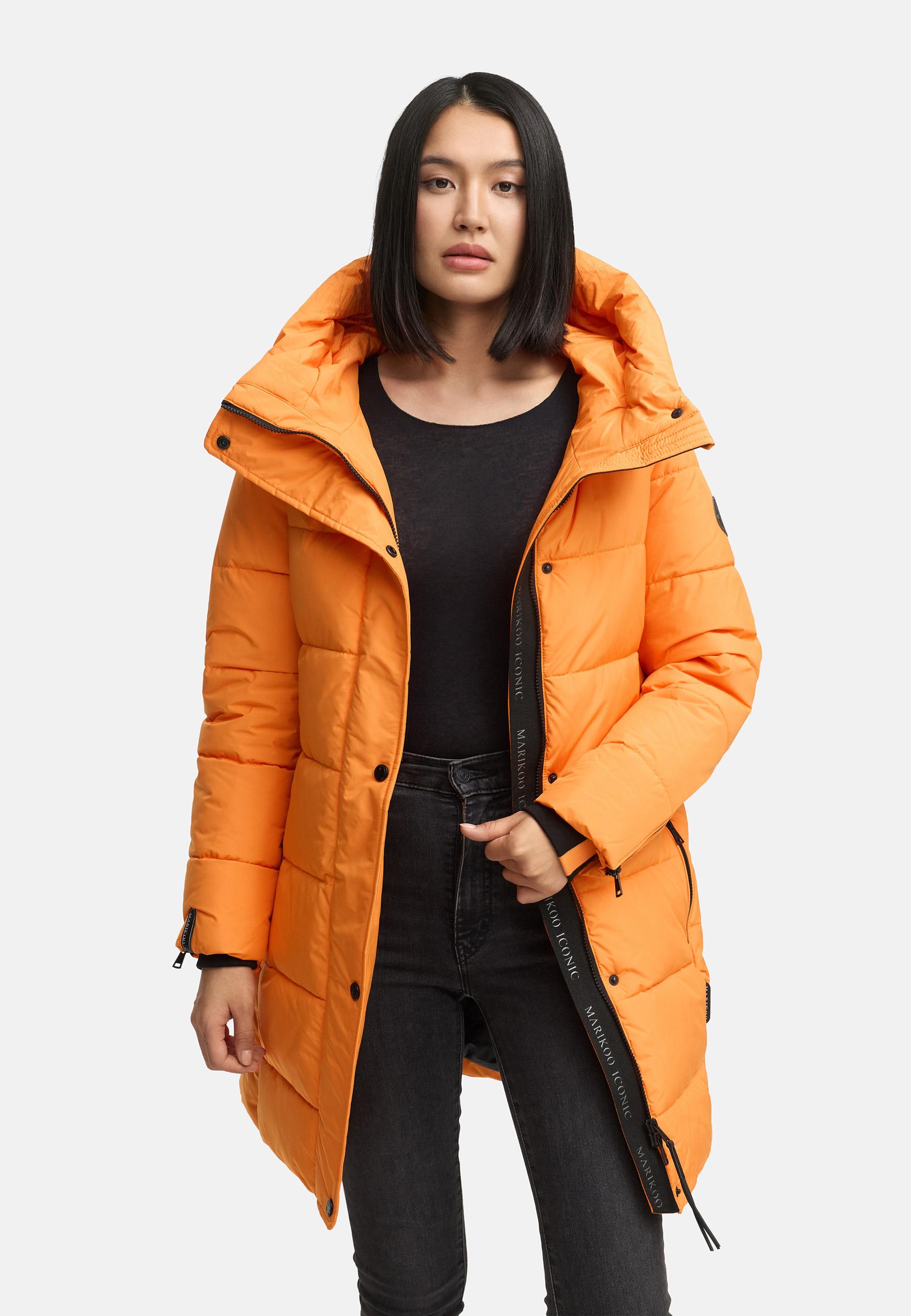 Steppmantel mit Kapuze "Karumikoo XVI" Orange