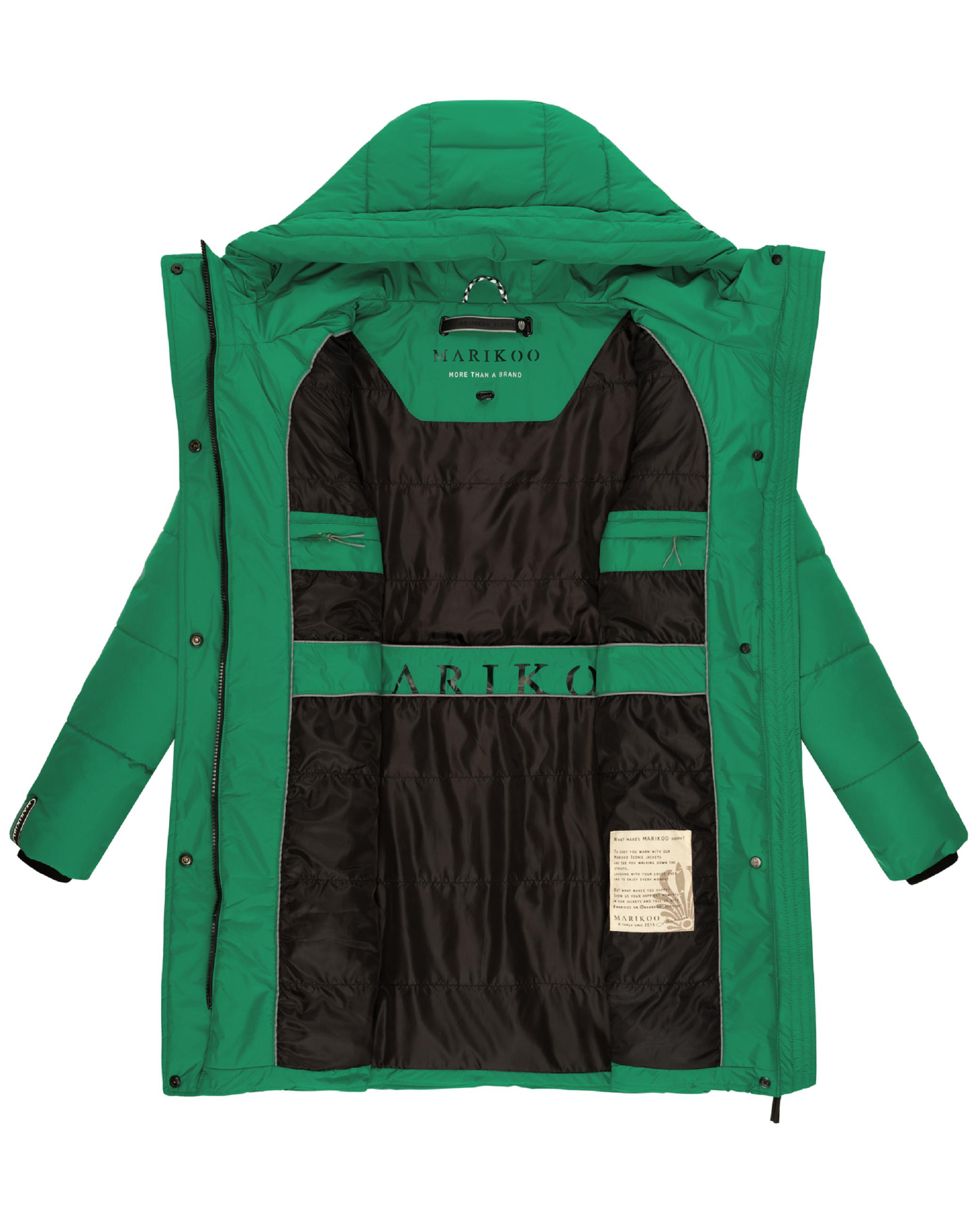 Steppmantel mit Kapuze "Karumikoo XVI" Smaragd Green