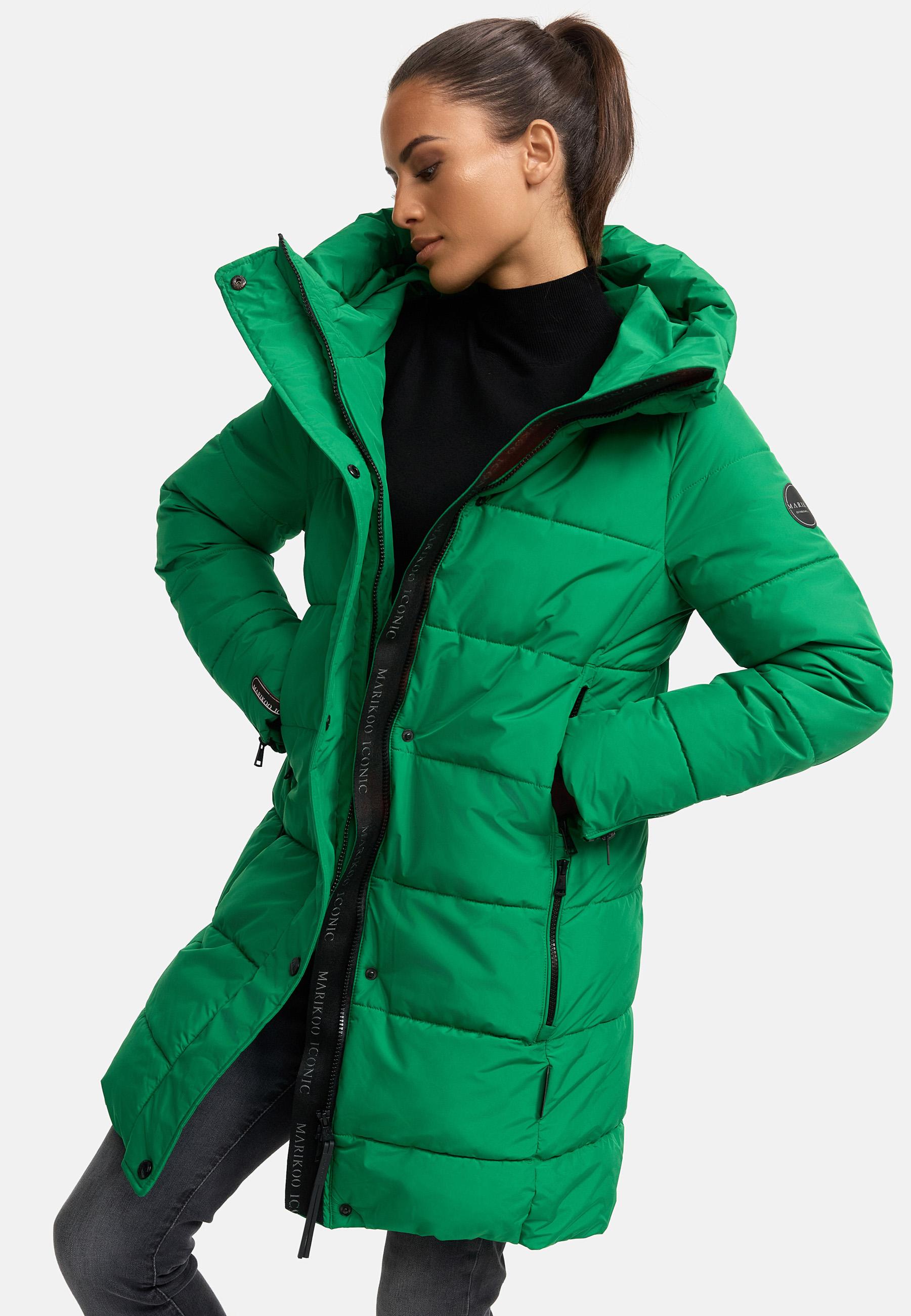 Steppmantel mit Kapuze "Karumikoo XVI" Smaragd Green