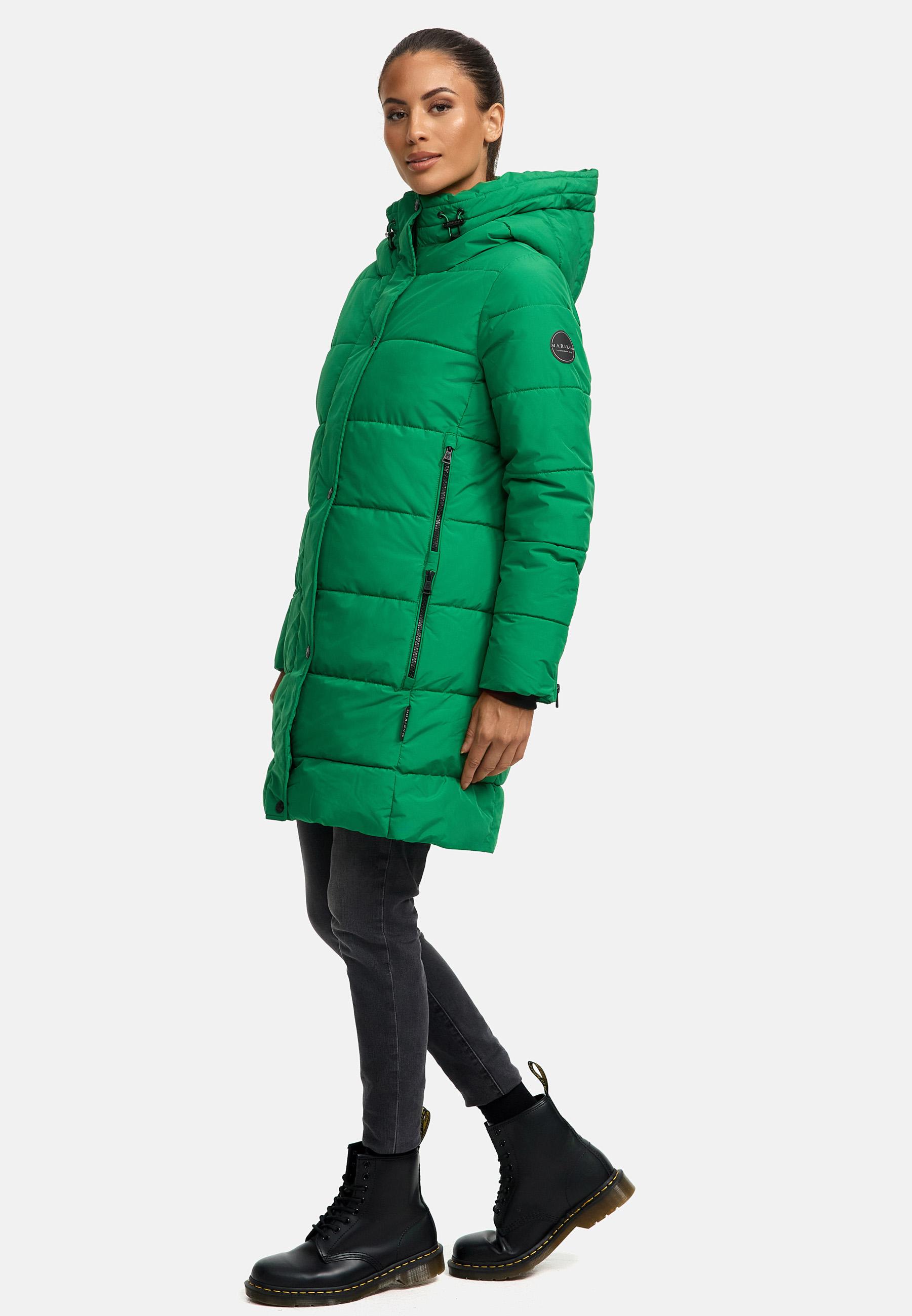Steppmantel mit Kapuze "Karumikoo XVI" Smaragd Green