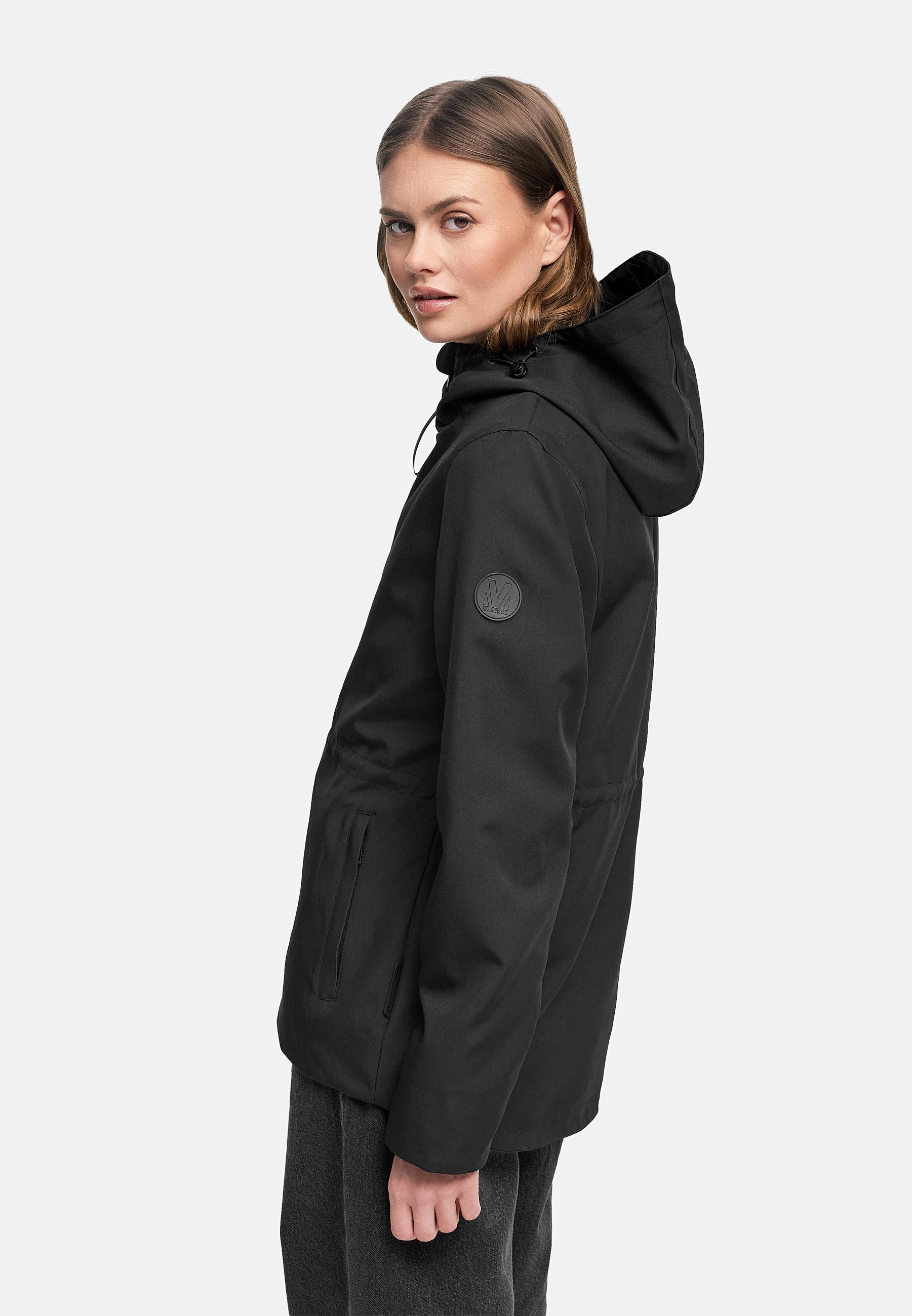 Übergangsjacke mit Kapuze "Katzilein 16" Black