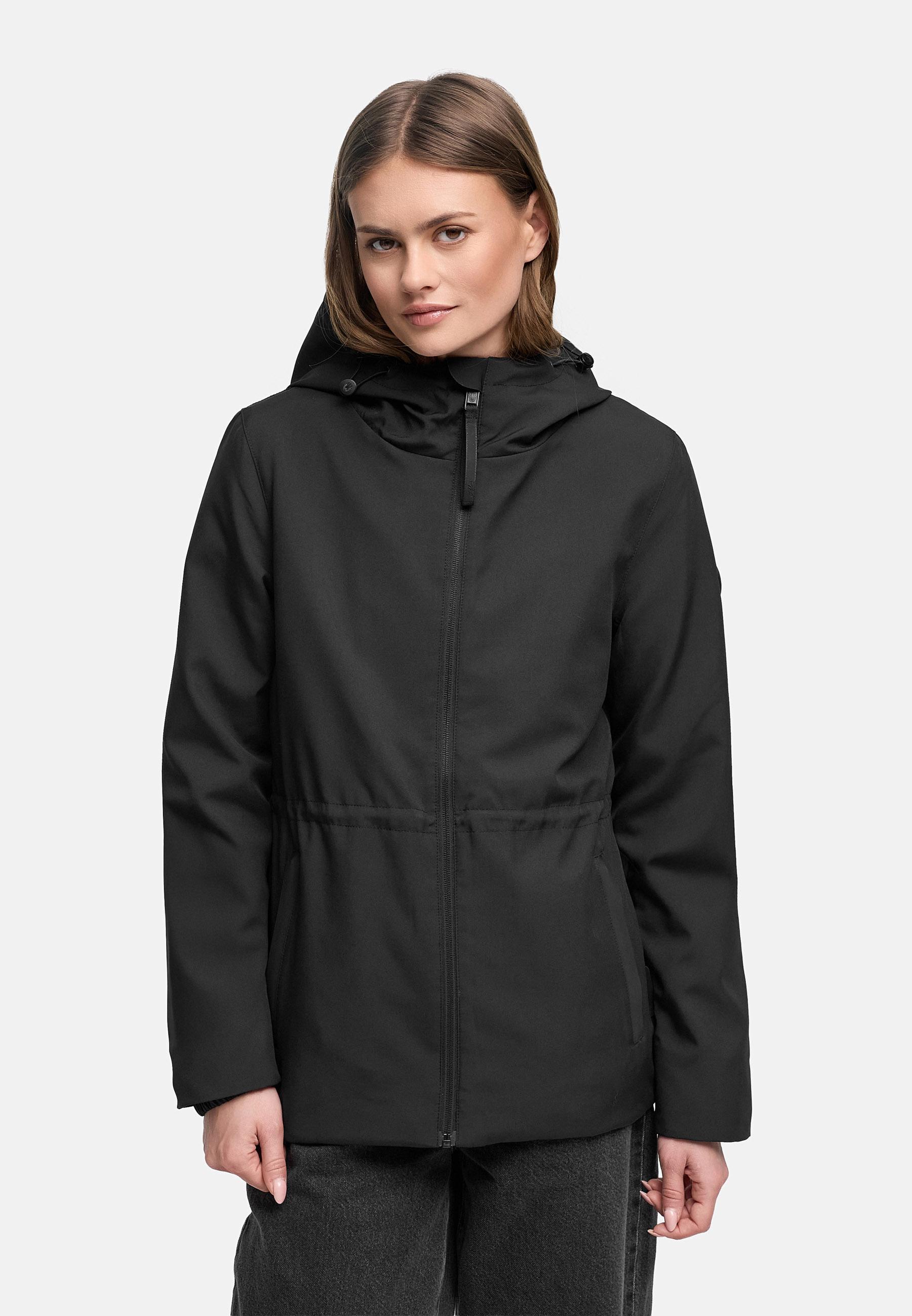 Übergangsjacke mit Kapuze "Katzilein 16" Black