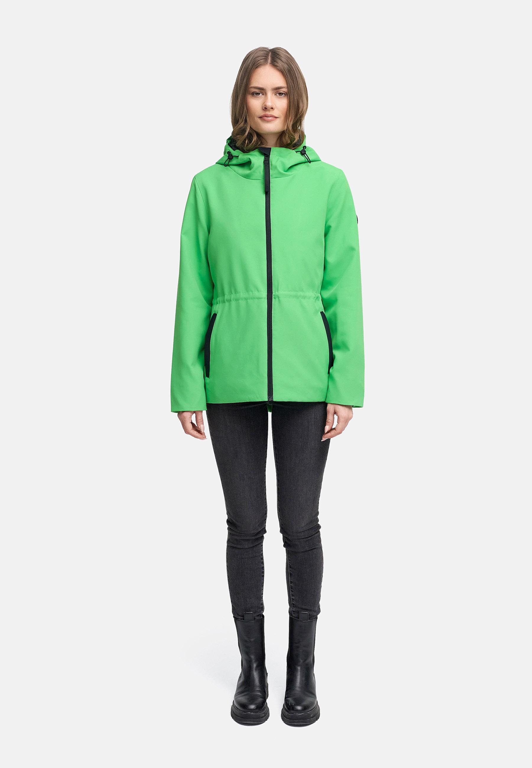 Übergangsjacke mit Kapuze "Katzilein 16" Cactus Green