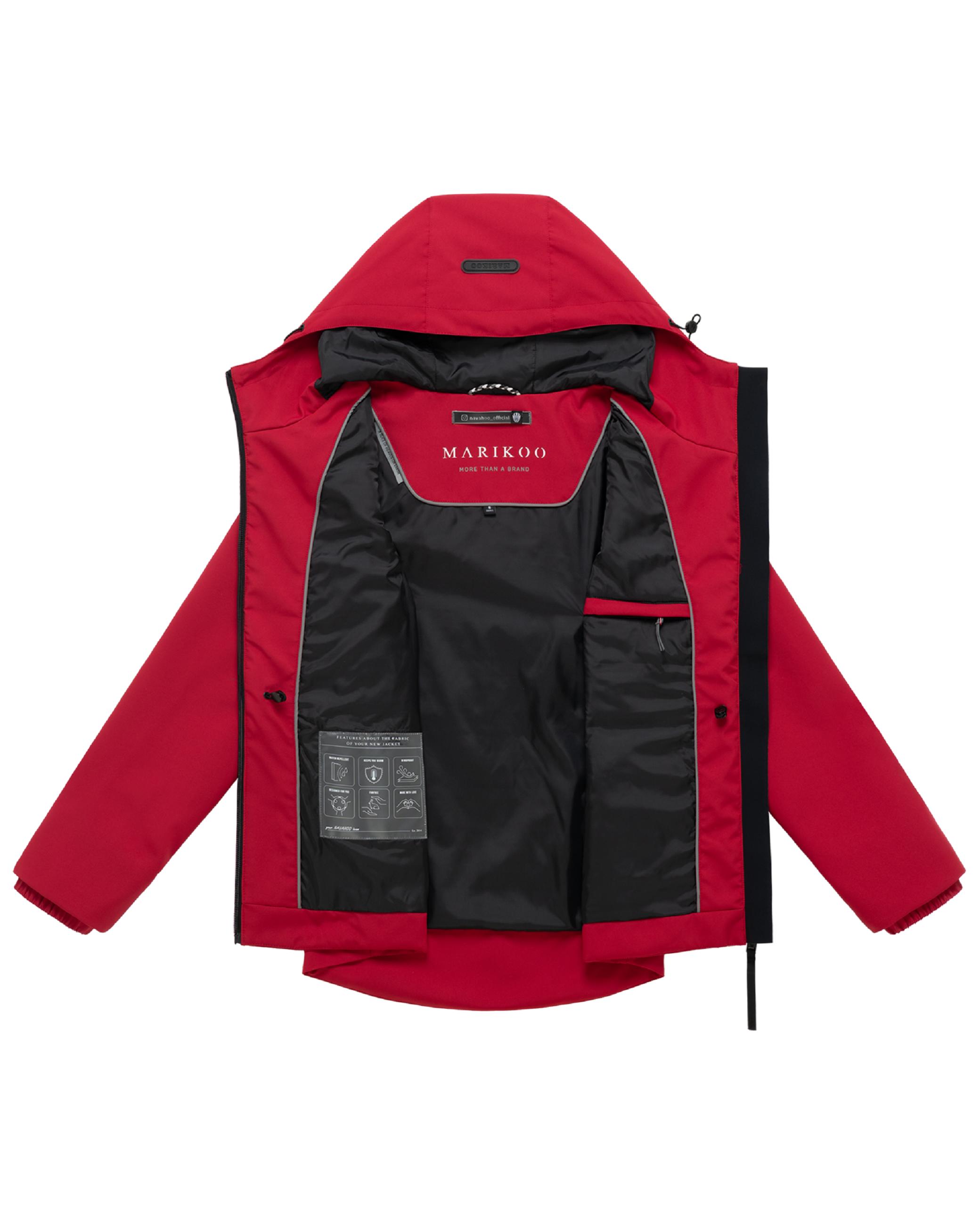 Übergangsjacke mit Kapuze "Katzilein 16" Deep Red
