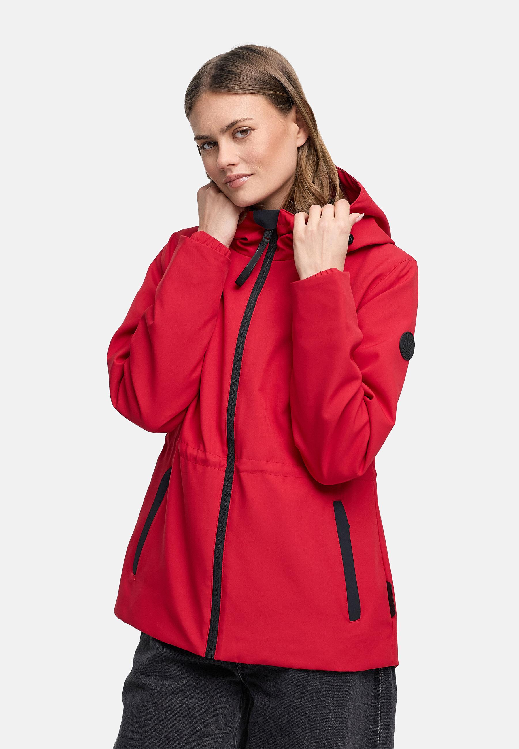 Übergangsjacke mit Kapuze "Katzilein 16" Deep Red