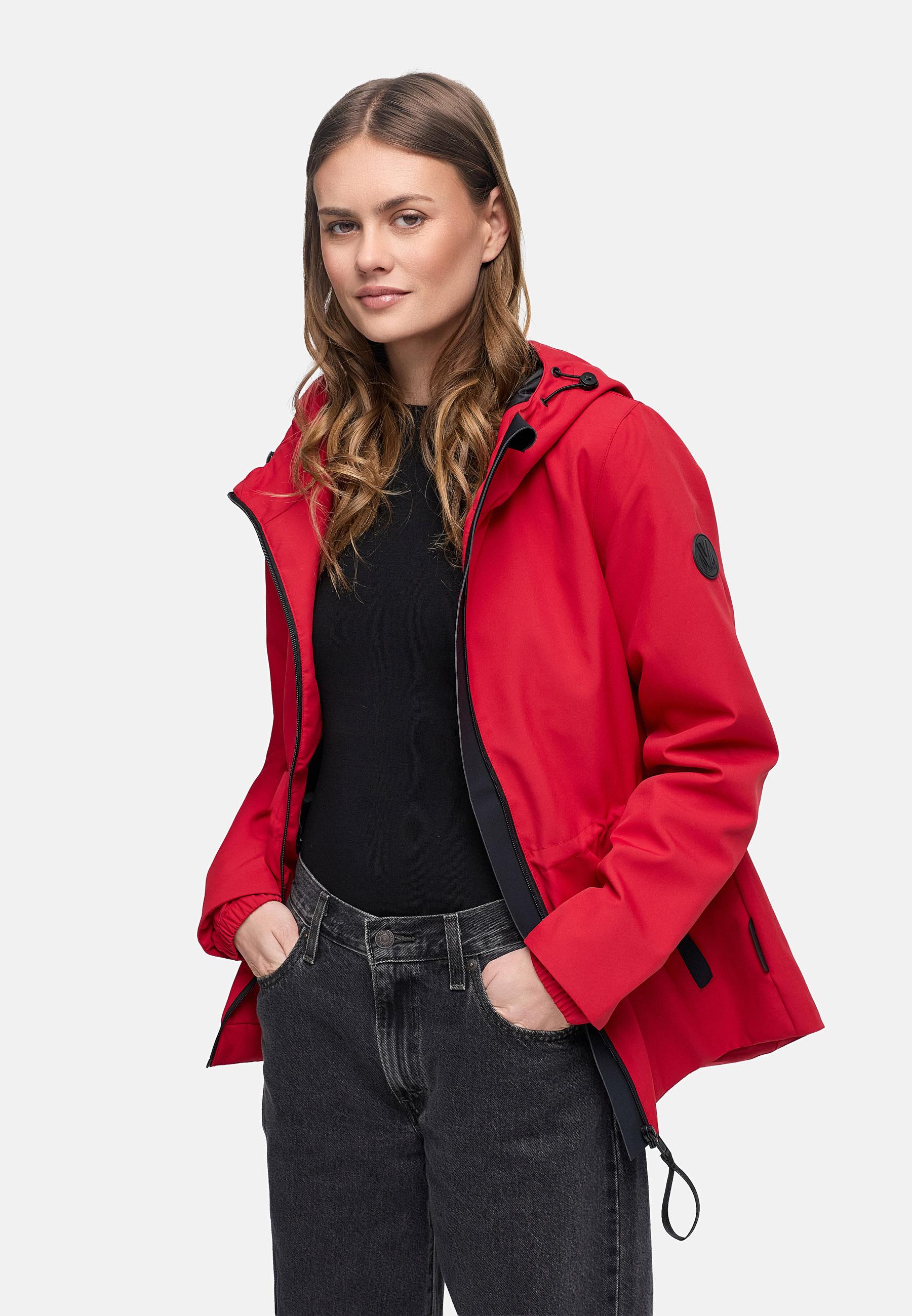 Übergangsjacke mit Kapuze "Katzilein 16" Deep Red