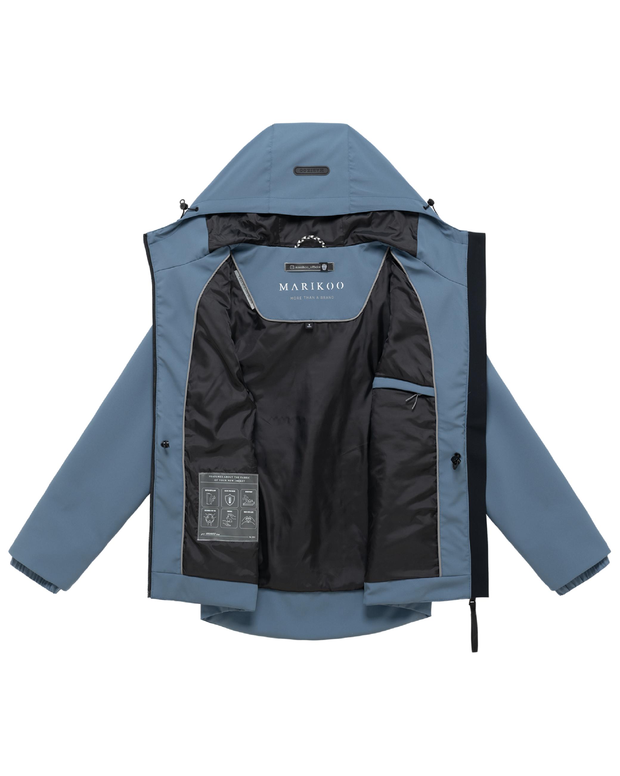 Übergangsjacke mit Kapuze "Katzilein 16" Dusty Blue