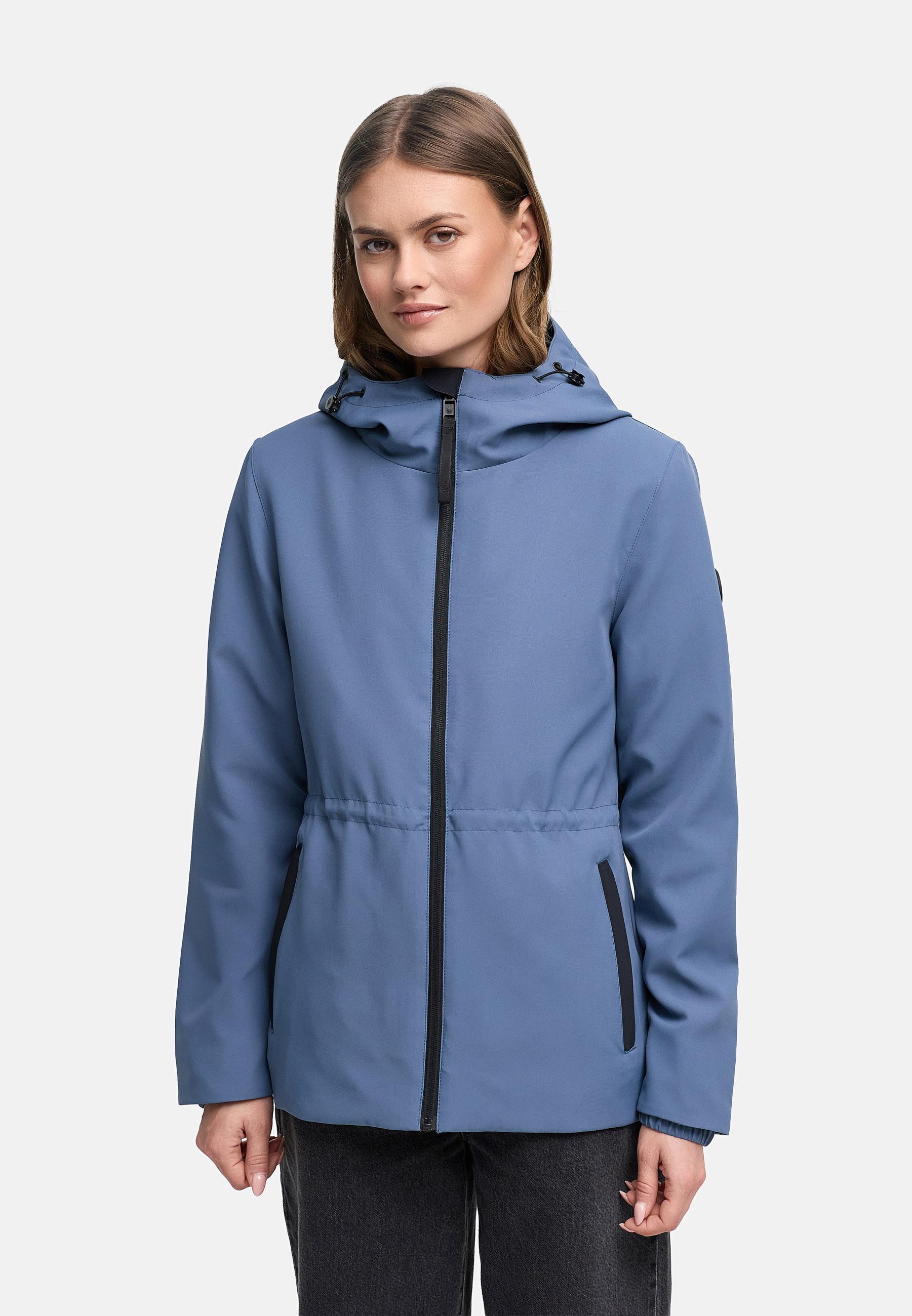 Übergangsjacke mit Kapuze "Katzilein 16" Dusty Blue