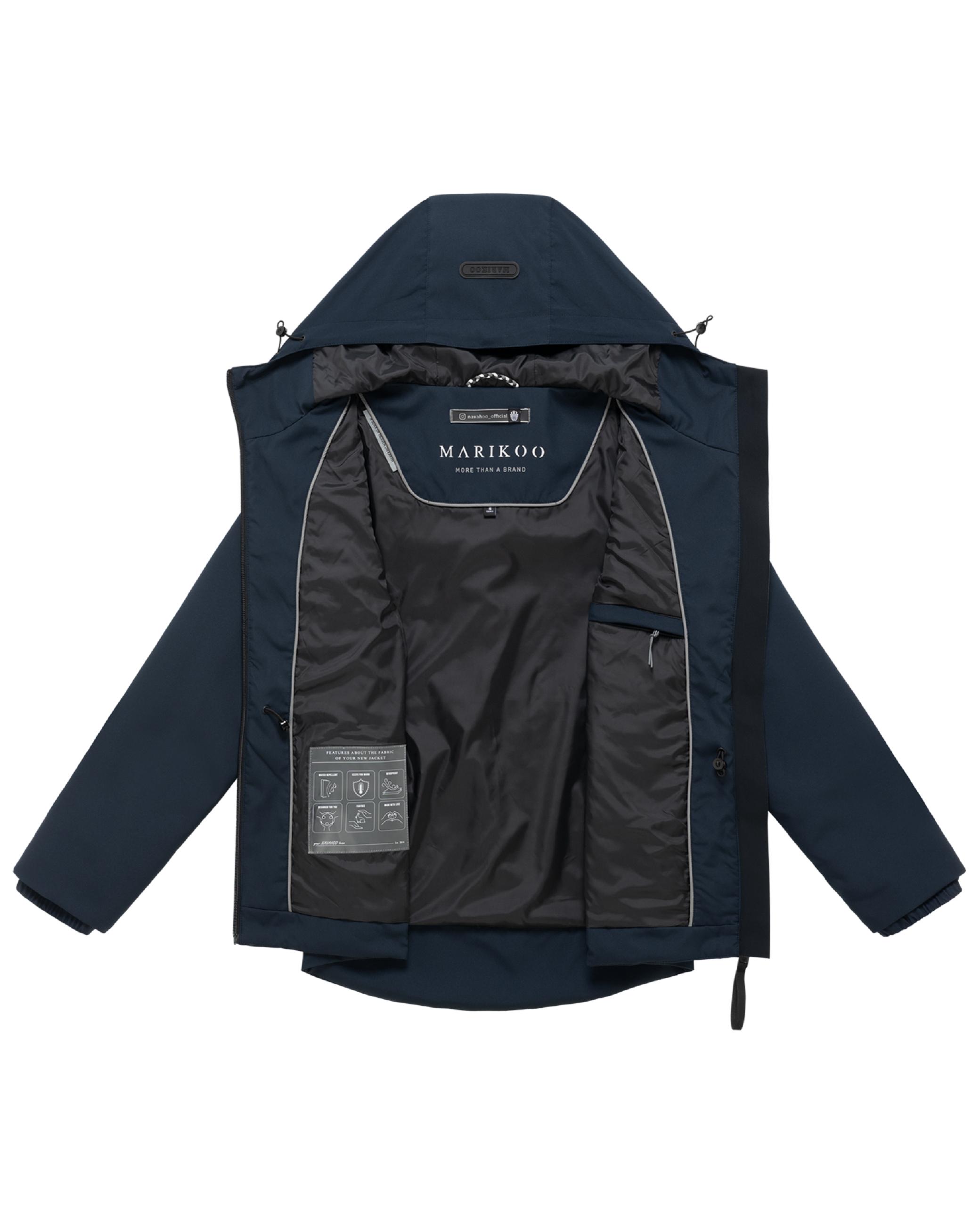 Übergangsjacke mit Kapuze "Katzilein 16" Navy