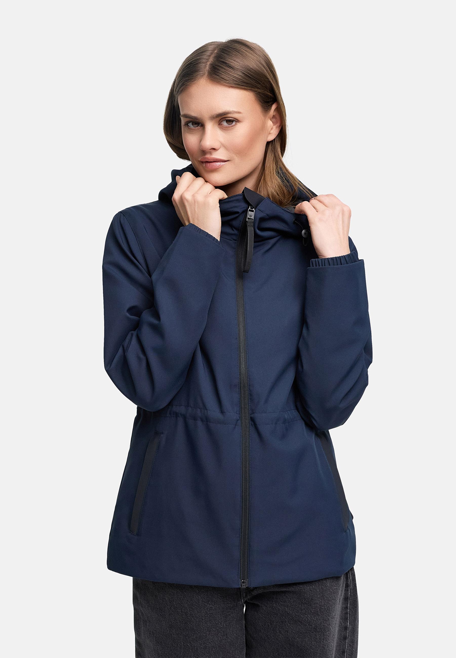 Übergangsjacke mit Kapuze "Katzilein 16" Navy