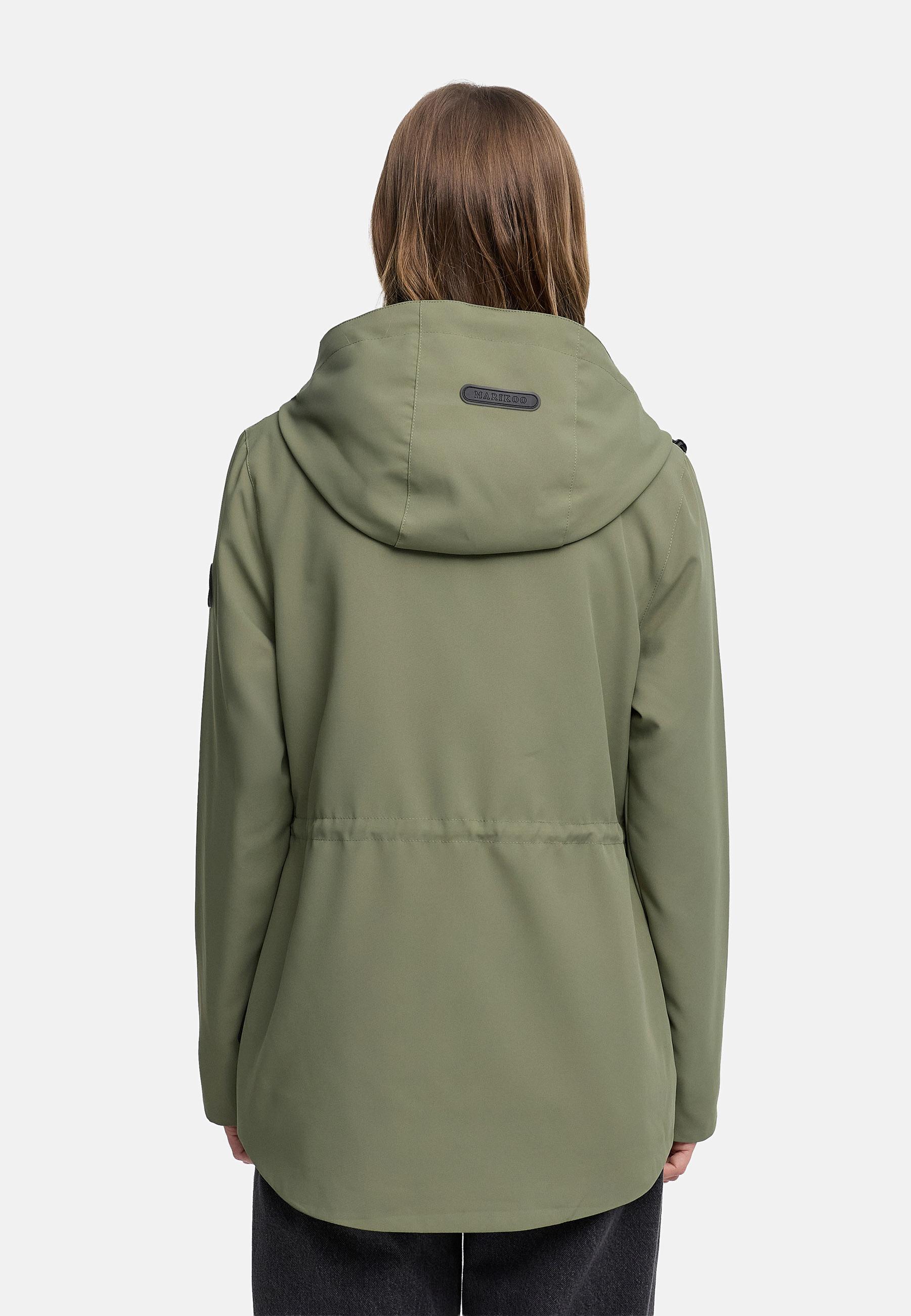 Übergangsjacke mit Kapuze "Katzilein 16" Olive Leaf