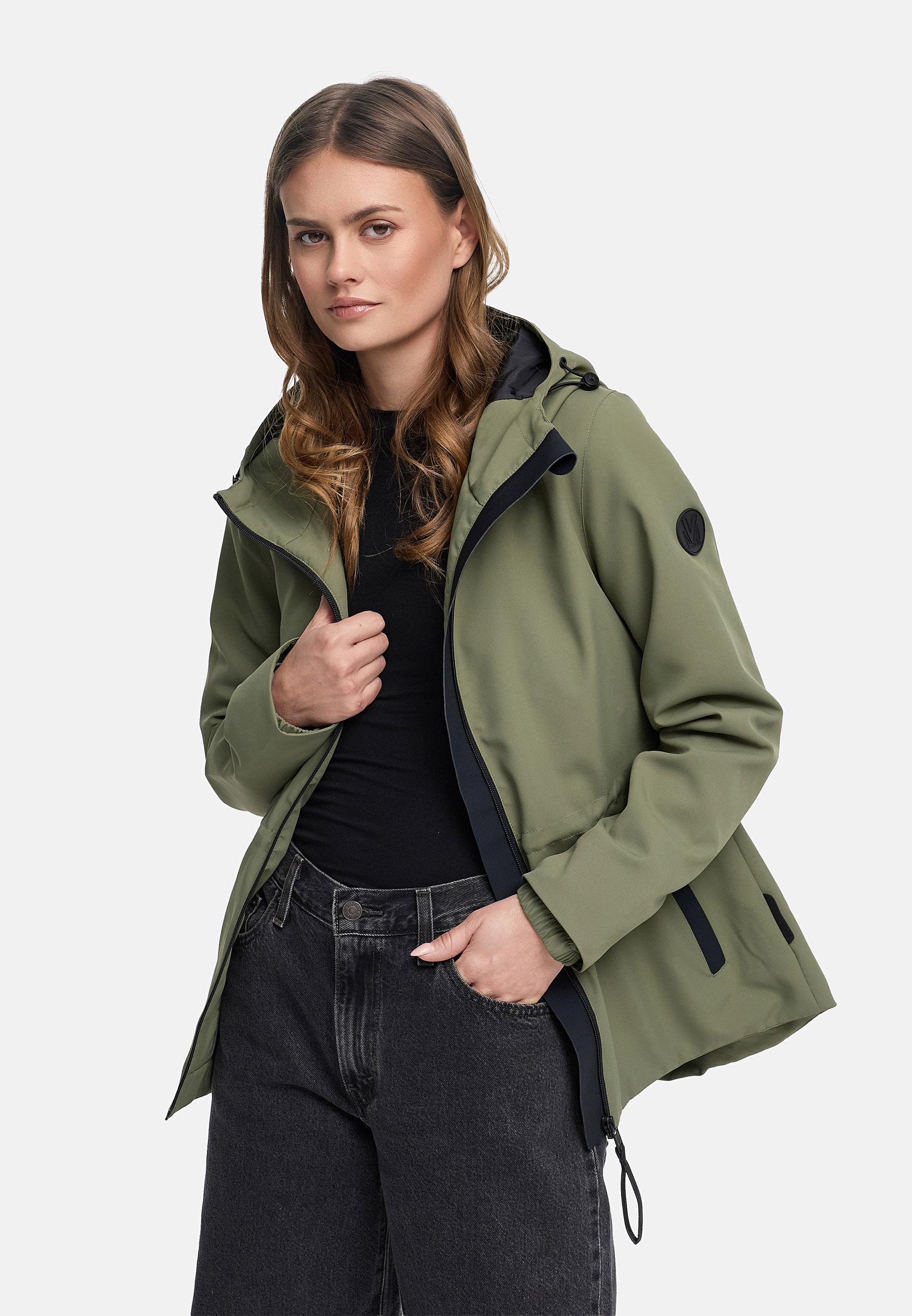Übergangsjacke mit Kapuze "Katzilein 16" Olive Leaf