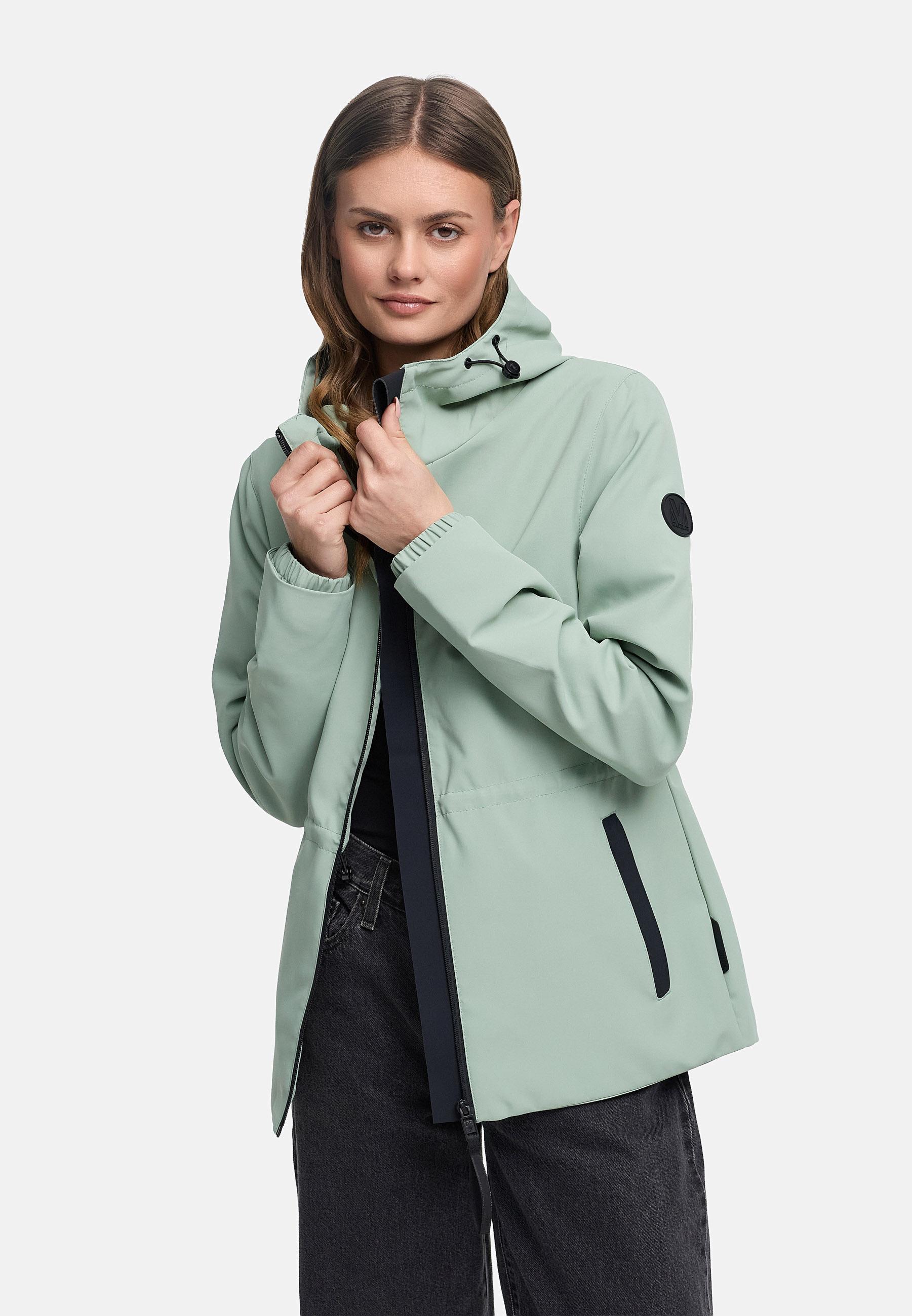 Übergangsjacke mit Kapuze "Katzilein 16" Smokey Mint