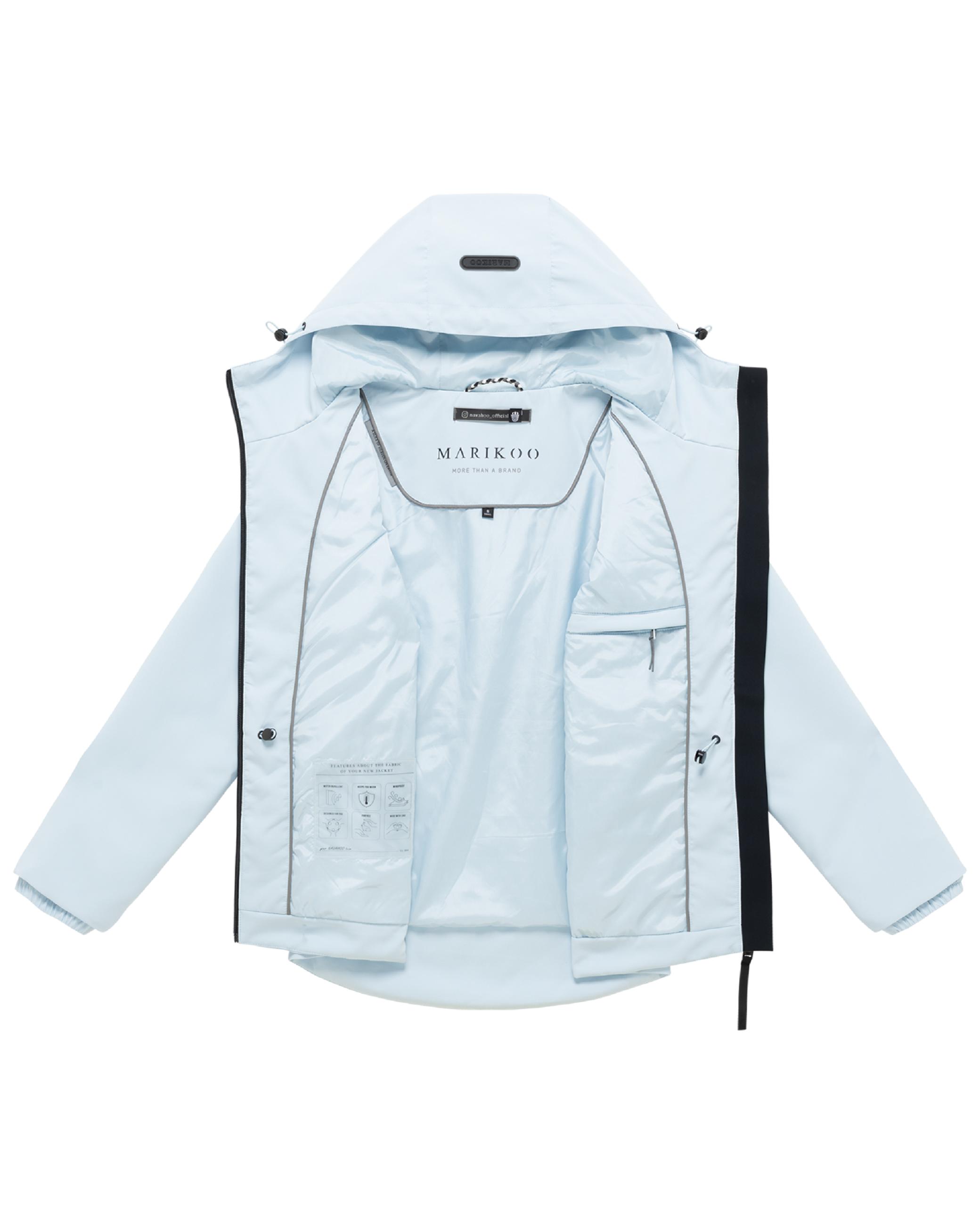 Übergangsjacke mit Kapuze "Katzilein 16" Soft Blue